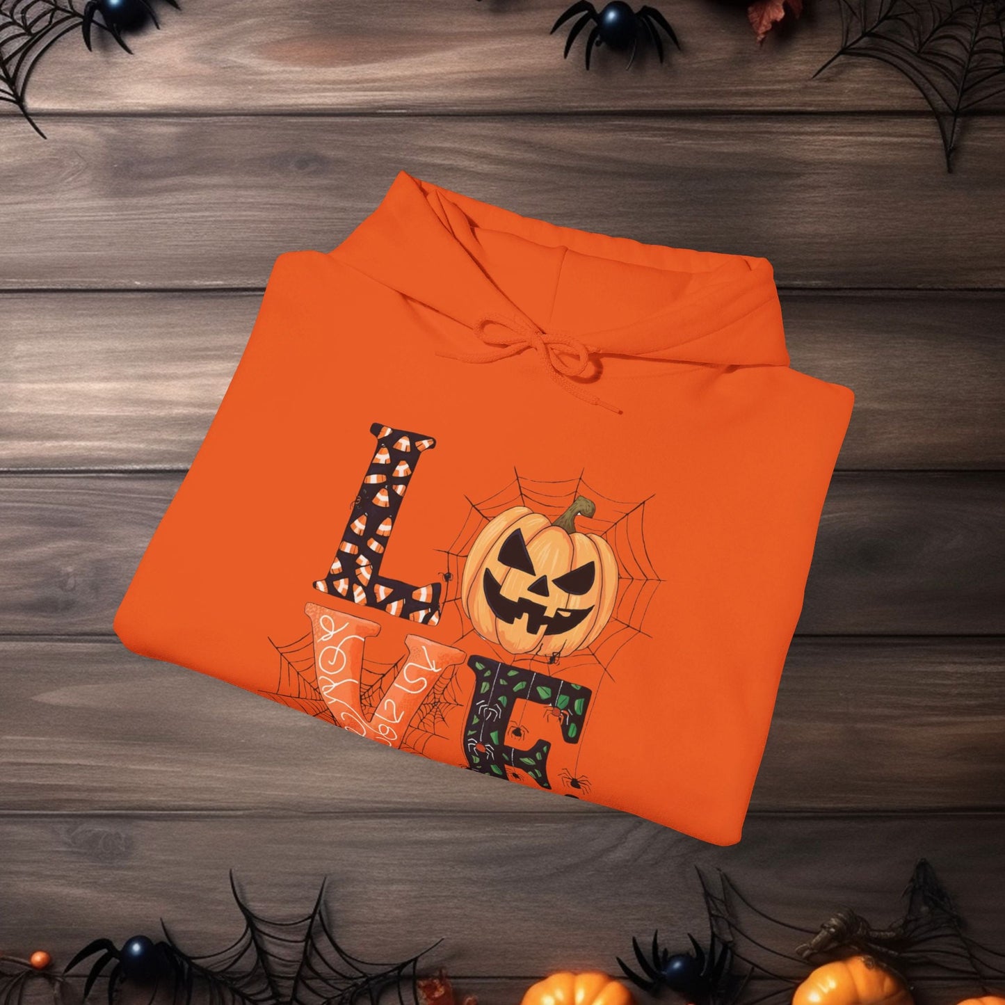 🎃 Spooky Love Halloween Hoodie 🎃Unisex Heavy Blend™ Hooded Sweatshirt - EternalAscension