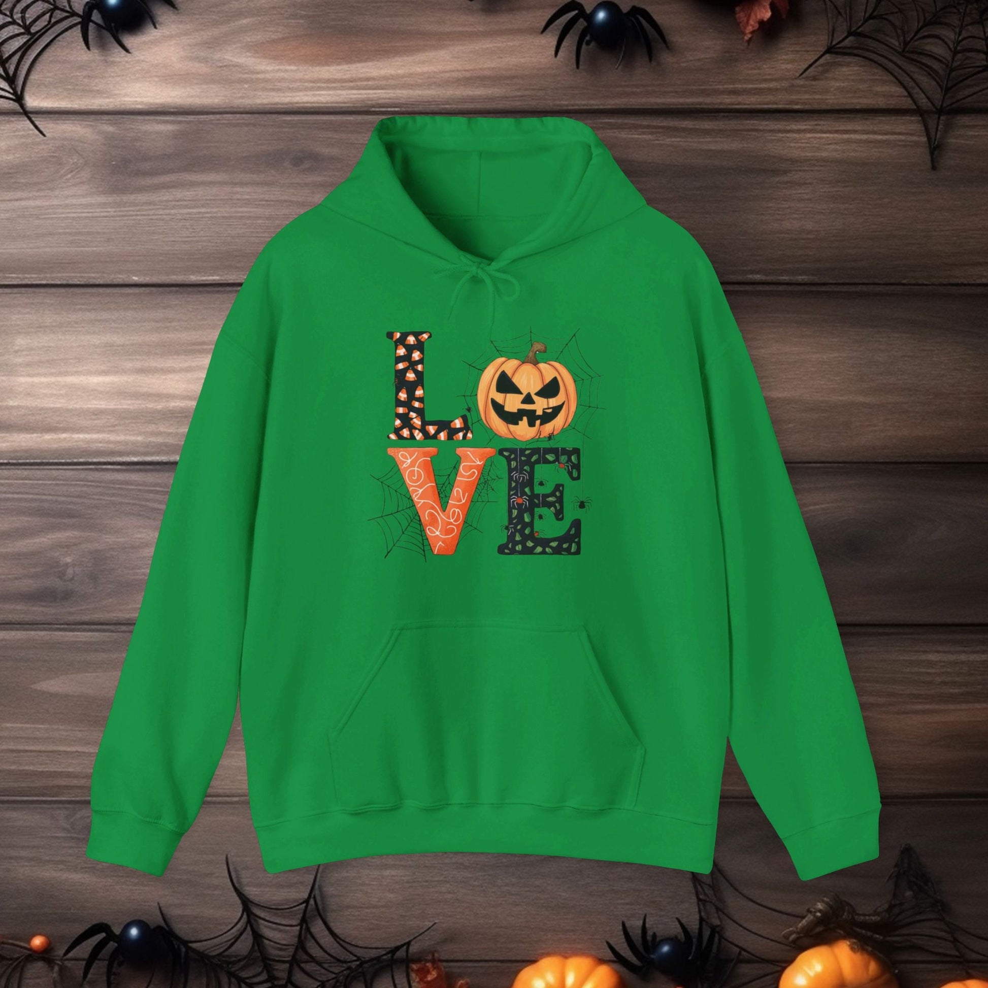 🎃 Spooky Love Halloween Hoodie 🎃Unisex Heavy Blend™ Hooded Sweatshirt - EternalAscension