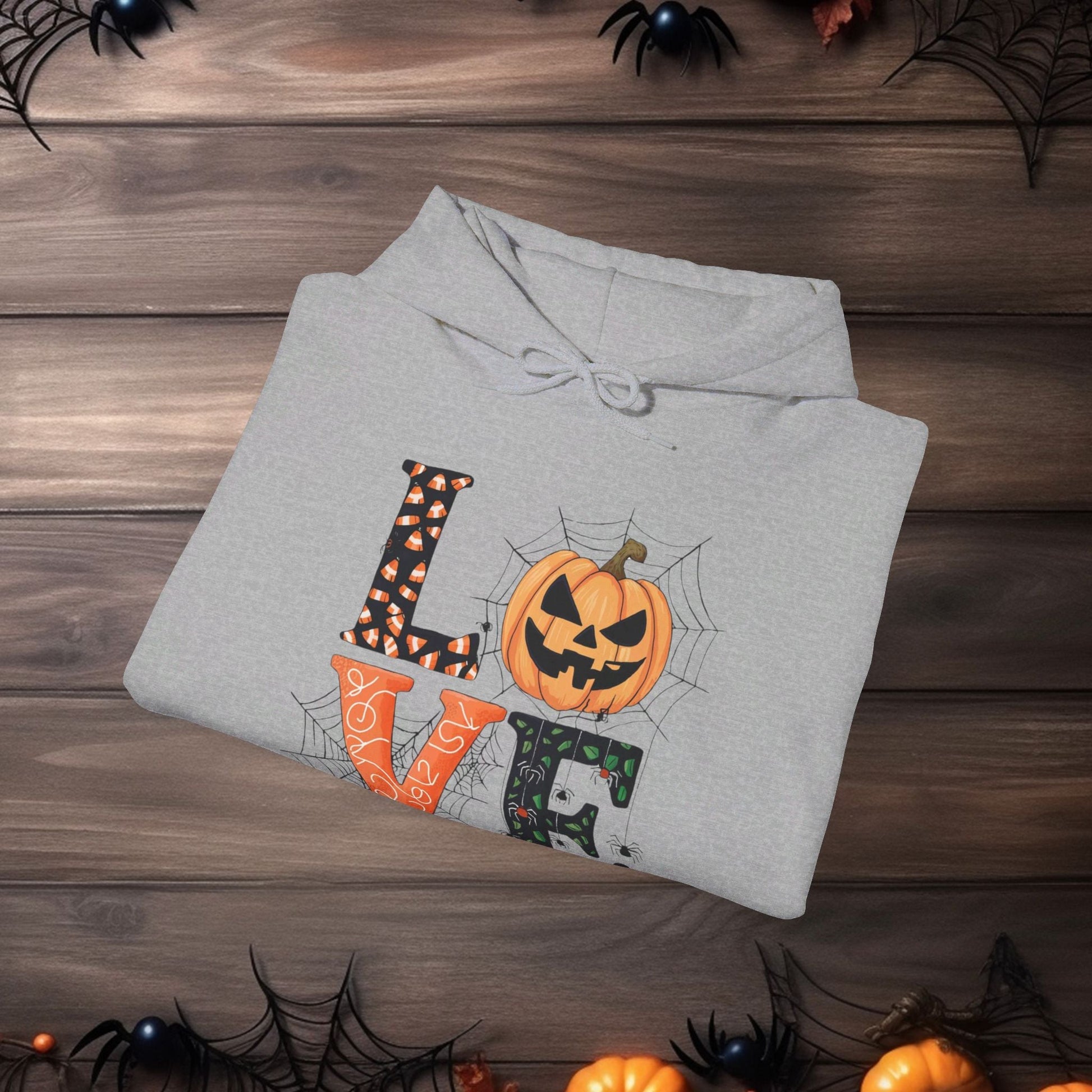 🎃 Spooky Love Halloween Hoodie 🎃Unisex Heavy Blend™ Hooded Sweatshirt - EternalAscension