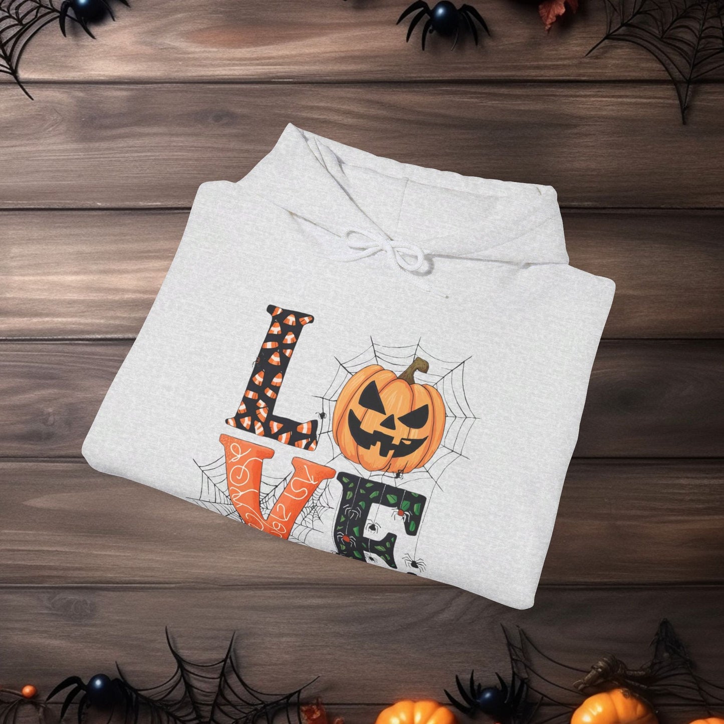 🎃 Spooky Love Halloween Hoodie 🎃Unisex Heavy Blend™ Hooded Sweatshirt - EternalAscension