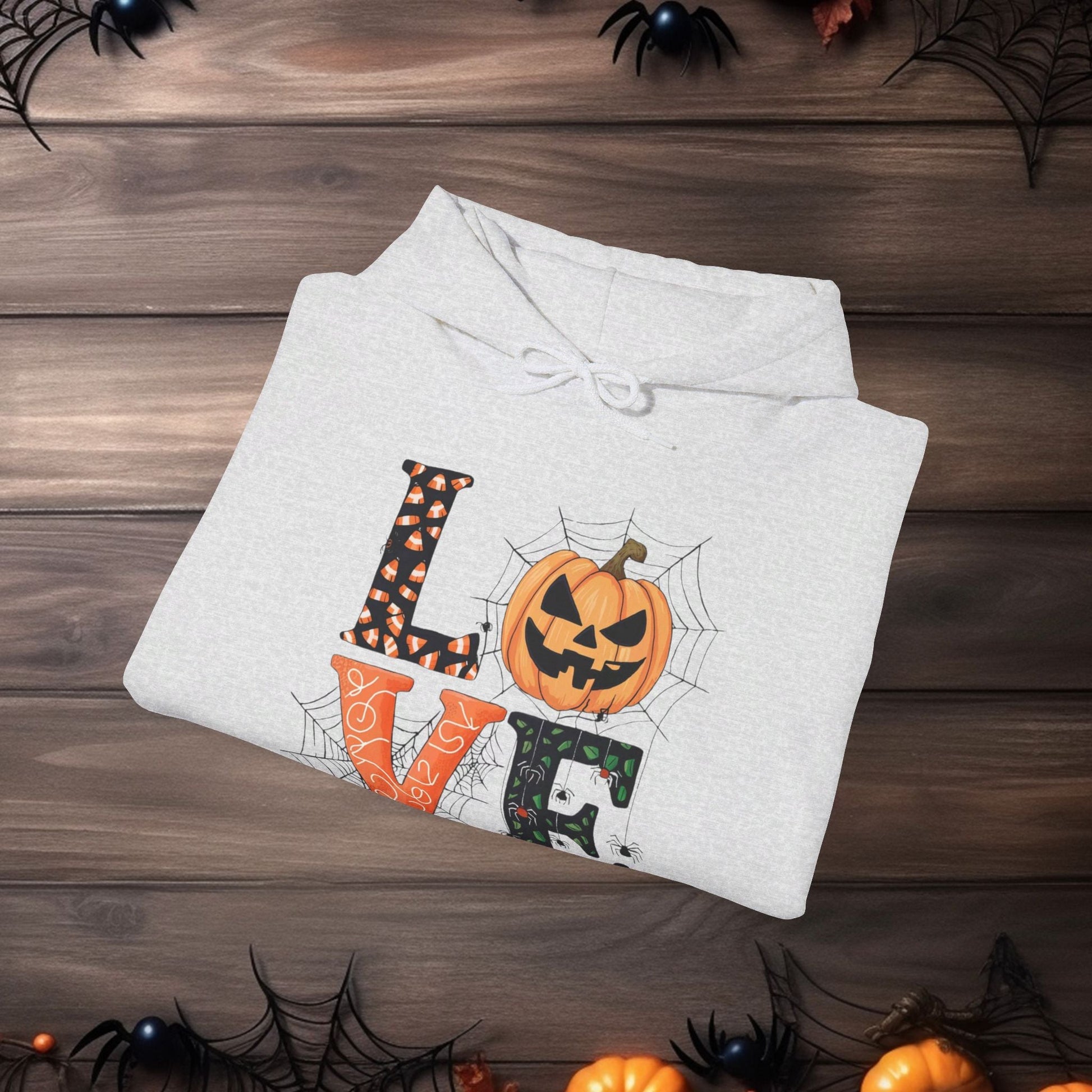 🎃 Spooky Love Halloween Hoodie 🎃Unisex Heavy Blend™ Hooded Sweatshirt - EternalAscension