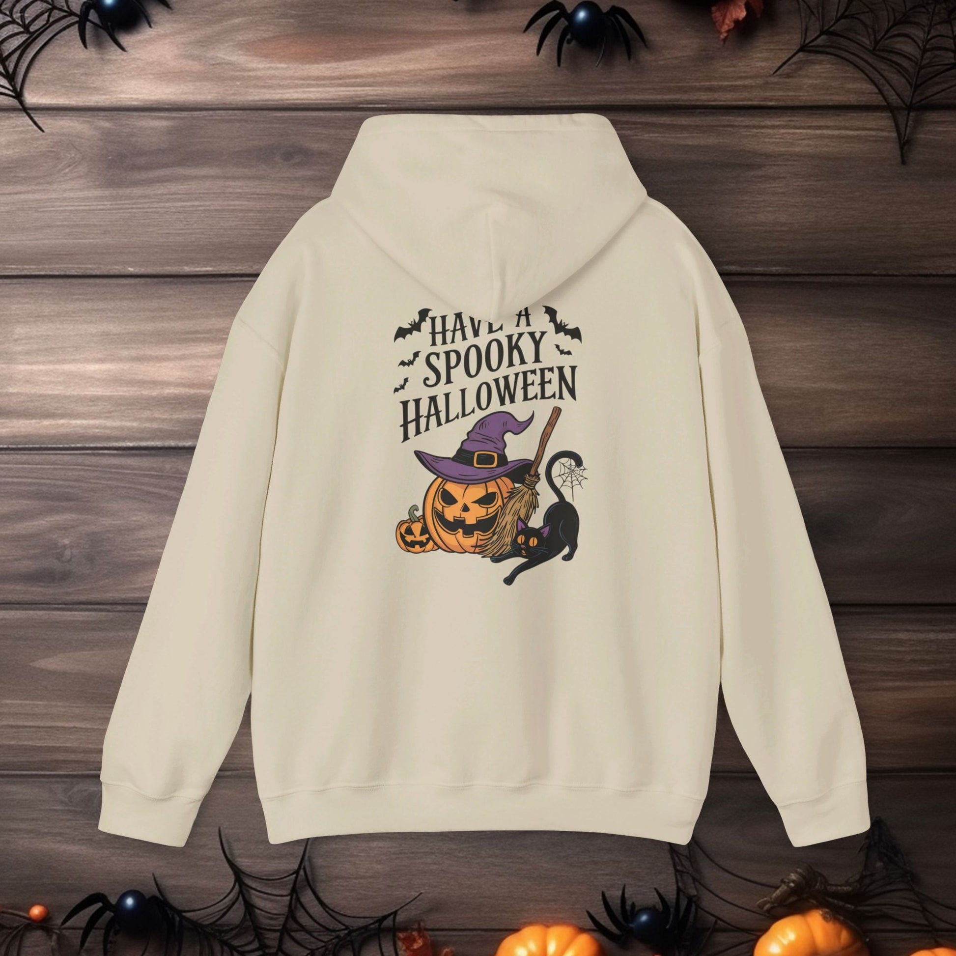 🎃 Spooky Love Halloween Hoodie 🎃Unisex Heavy Blend™ Hooded Sweatshirt - EternalAscension