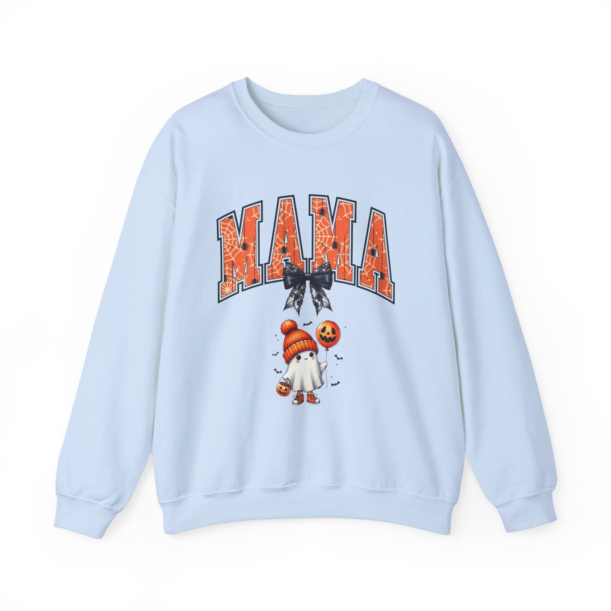 Spooky Mama Ghost Sweater Heavy Blend™ Crewneck Sweatshirt - EternalAscension