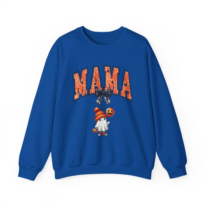 Spooky Mama Ghost Sweater Heavy Blend™ Crewneck Sweatshirt - EternalAscension