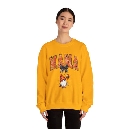 Spooky Mama Ghost Sweater Heavy Blend™ Crewneck Sweatshirt - EternalAscension