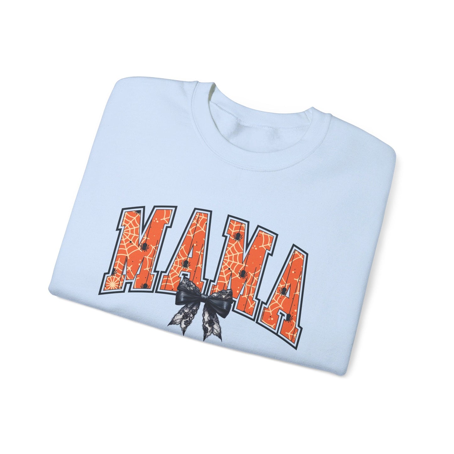 Spooky Mama Ghost Sweater Heavy Blend™ Crewneck Sweatshirt - EternalAscension