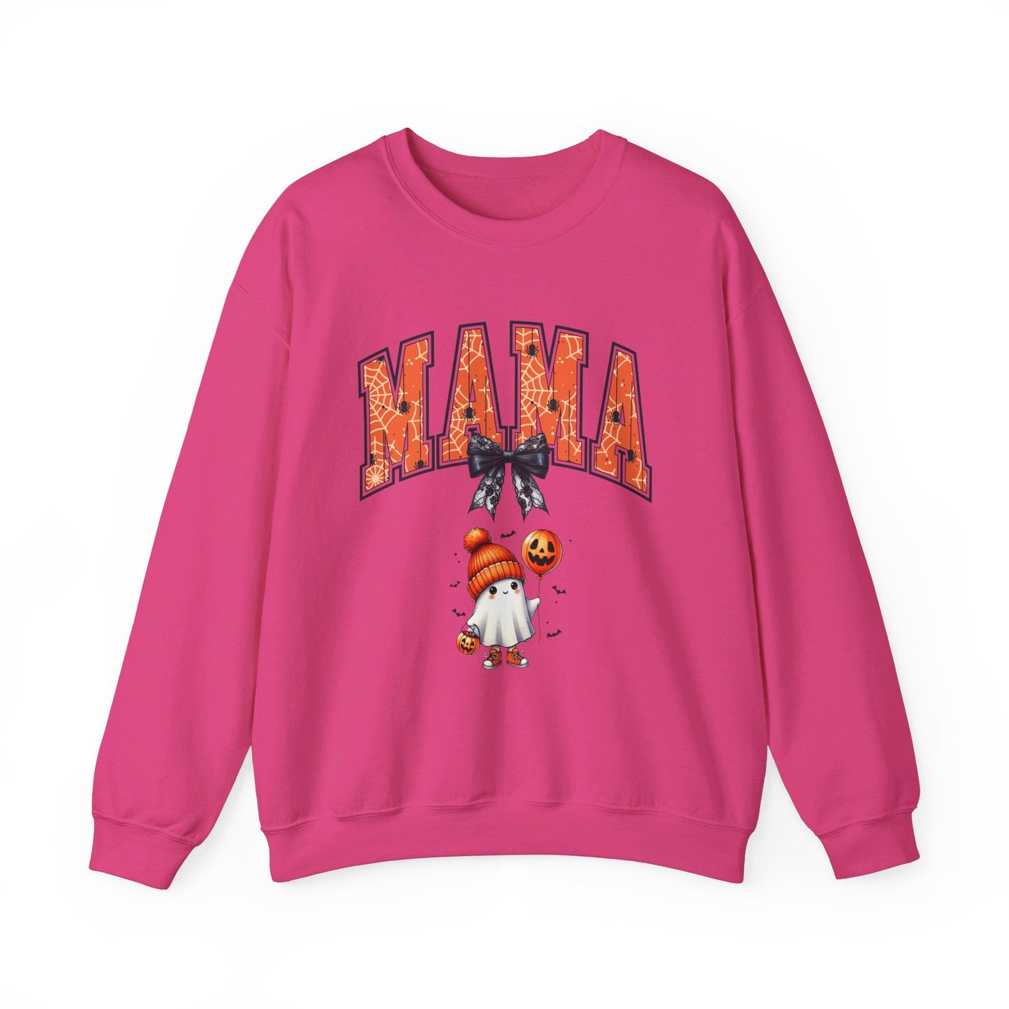 Spooky Mama Ghost Sweater Heavy Blend™ Crewneck Sweatshirt - EternalAscension