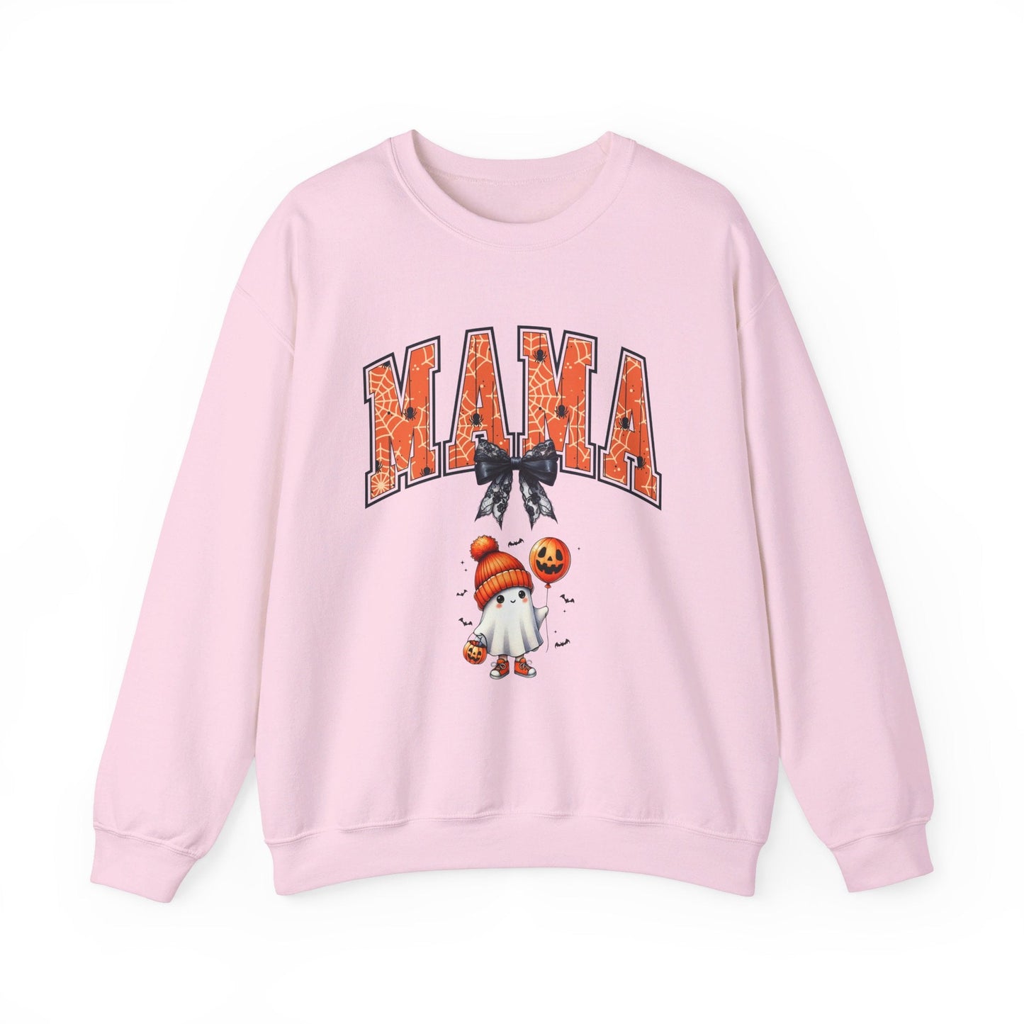 Spooky Mama Ghost Sweater Heavy Blend™ Crewneck Sweatshirt - EternalAscension