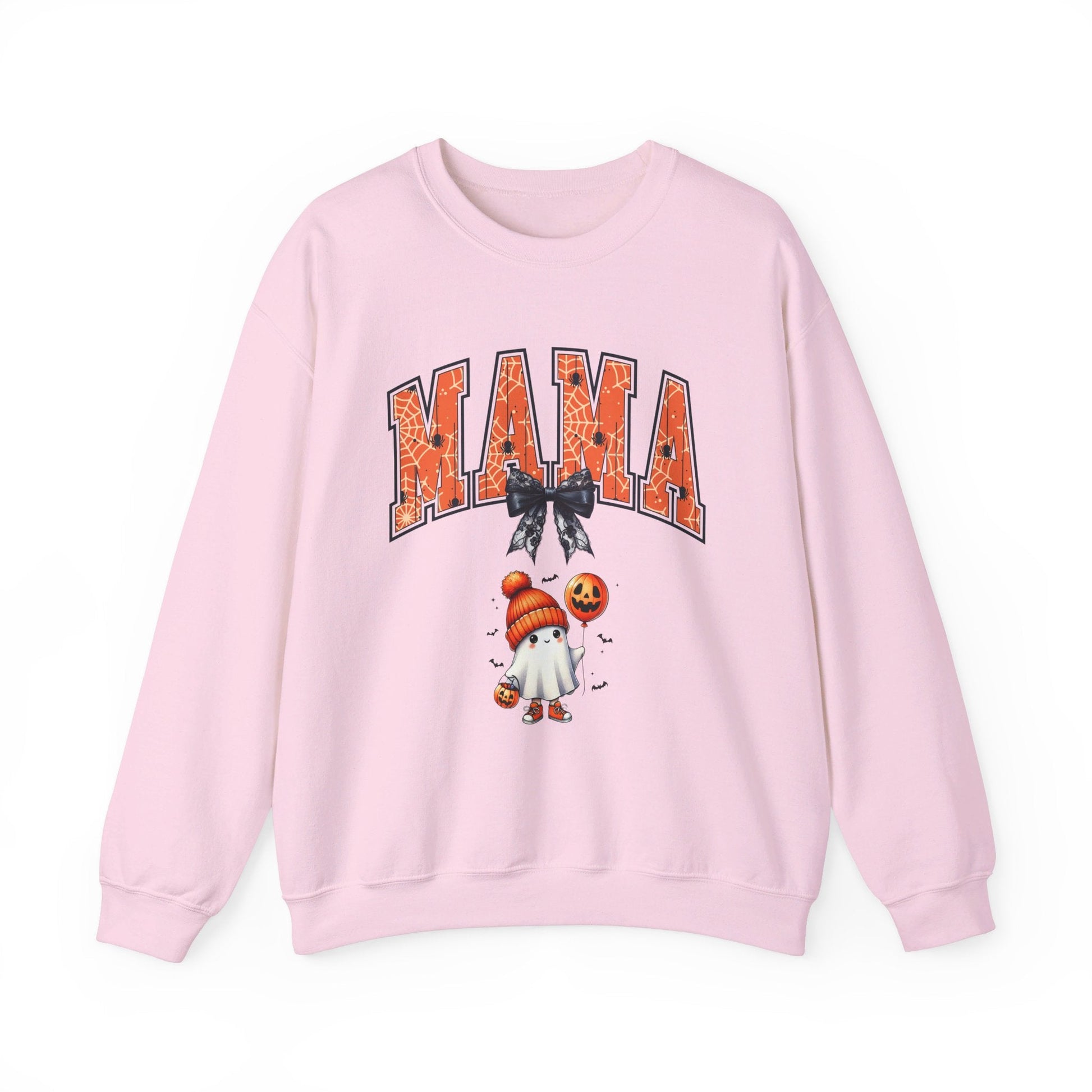 Spooky Mama Ghost Sweater Heavy Blend™ Crewneck Sweatshirt - EternalAscension