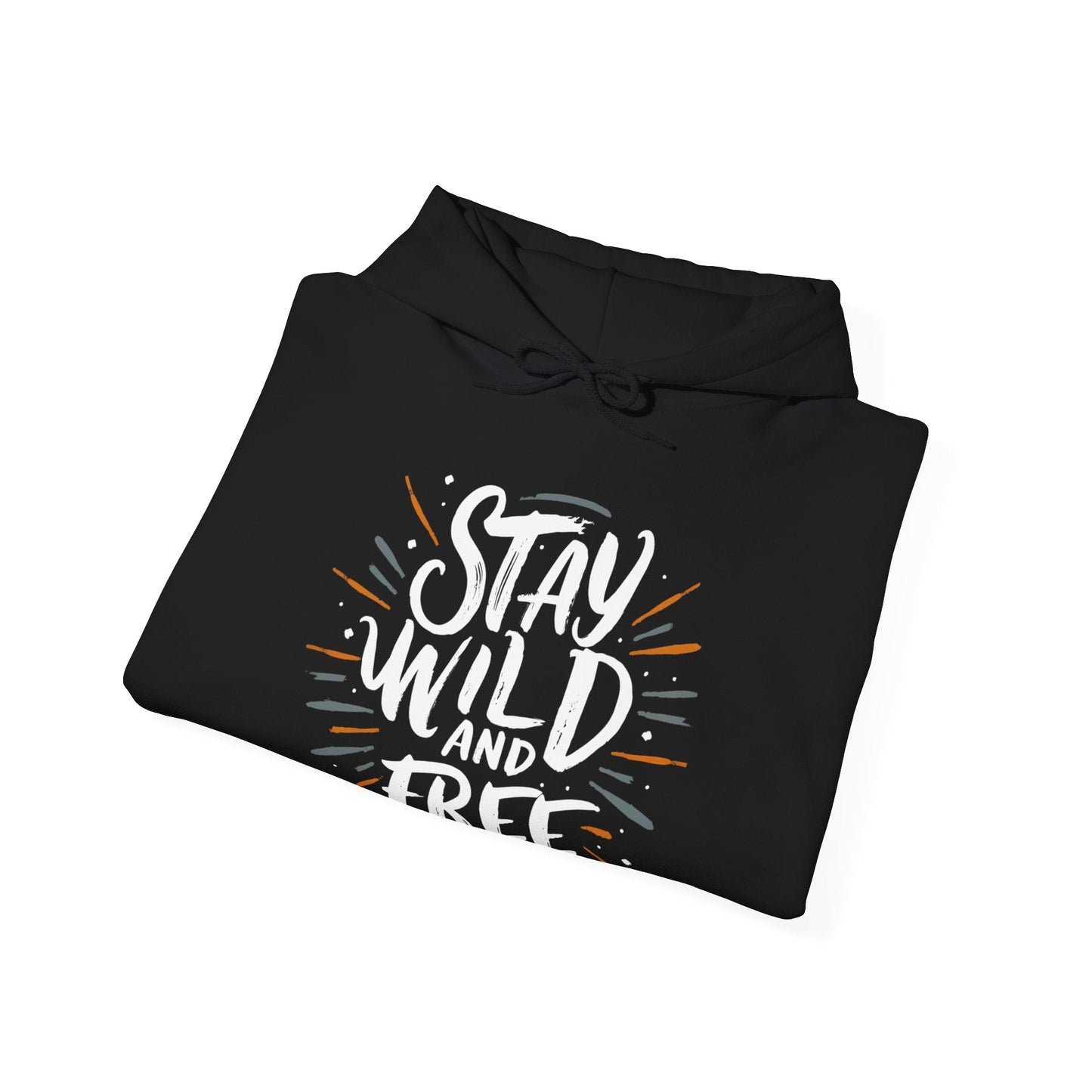Stay Wild and Free! and Make Today COUNT! Unisex Heavy Blend™ Hooded Sweatshirt - EternalAscension