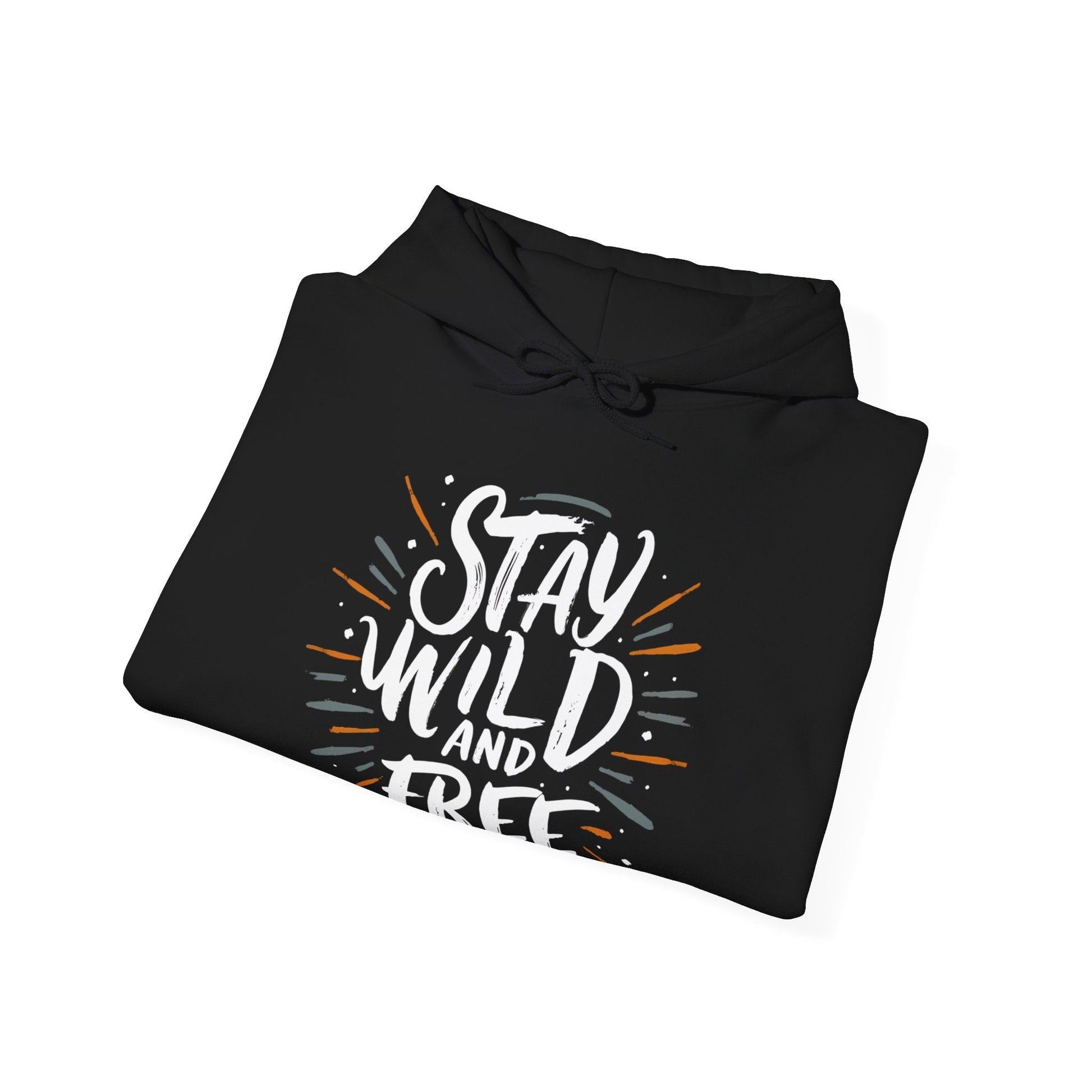 Stay Wild and Free! and Make Today COUNT! Unisex Heavy Blend™ Hooded Sweatshirt - EternalAscension