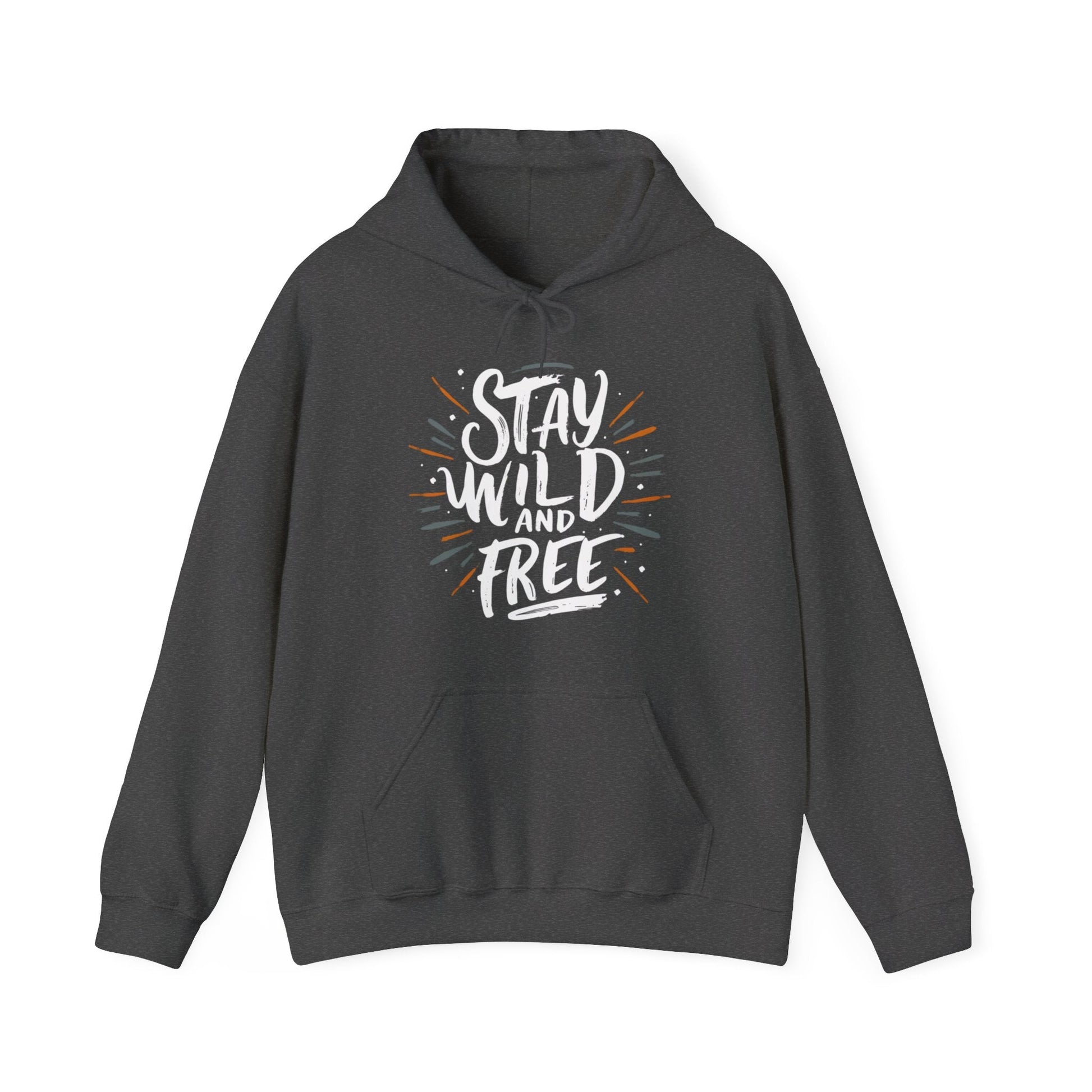 Stay Wild and Free! and Make Today COUNT! Unisex Heavy Blend™ Hooded Sweatshirt - EternalAscension