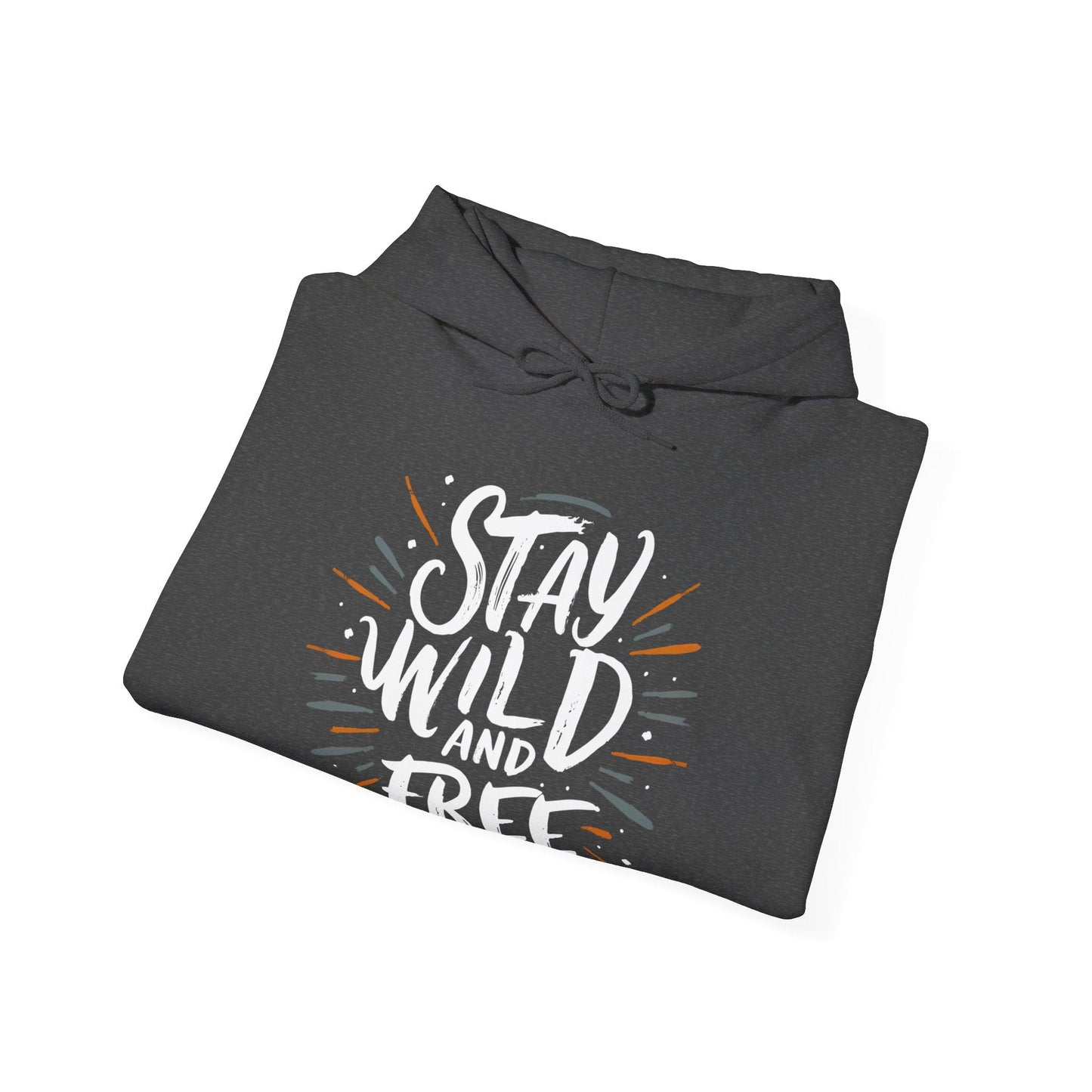 Stay Wild and Free! and Make Today COUNT! Unisex Heavy Blend™ Hooded Sweatshirt - EternalAscension