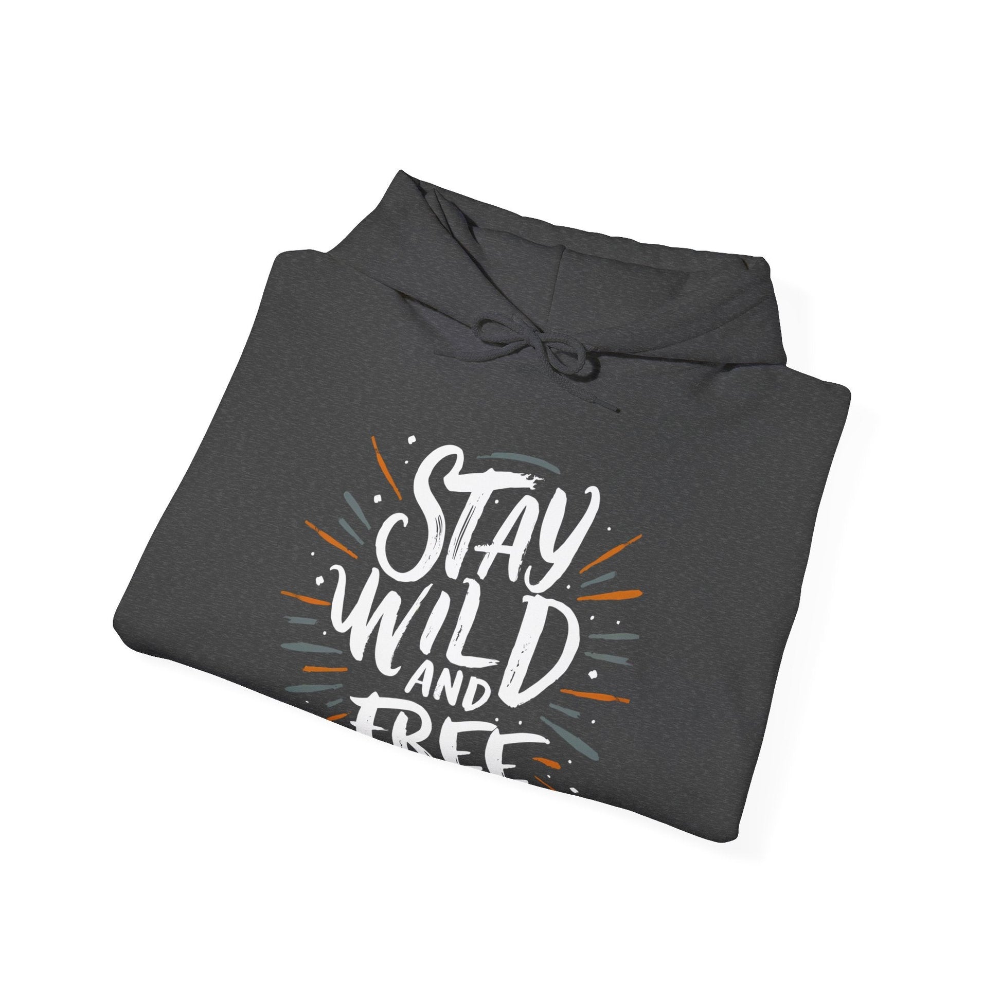Stay Wild and Free! and Make Today COUNT! Unisex Heavy Blend™ Hooded Sweatshirt - EternalAscension
