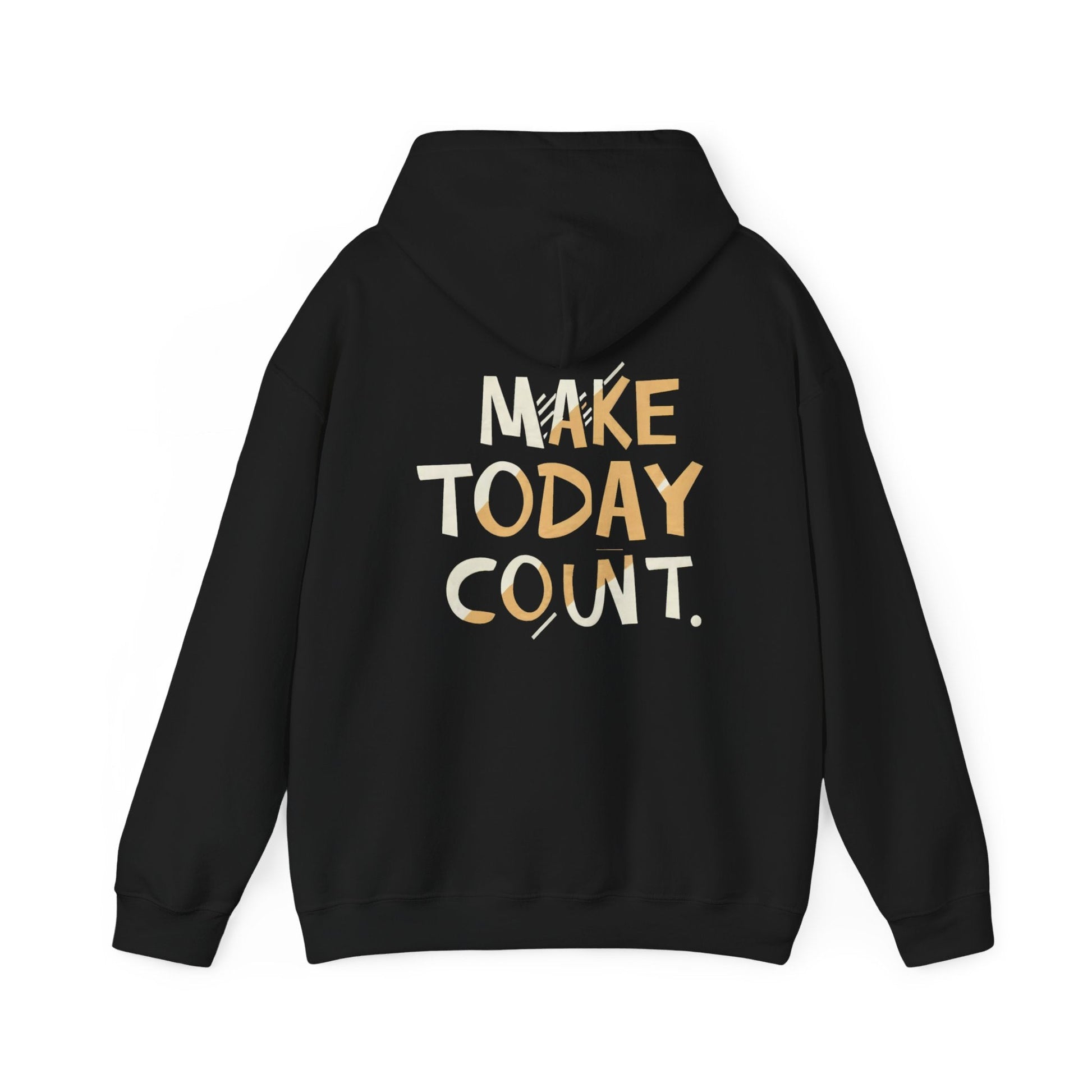 Stay Wild and Free! and Make Today COUNT! Unisex Heavy Blend™ Hooded Sweatshirt - EternalAscension