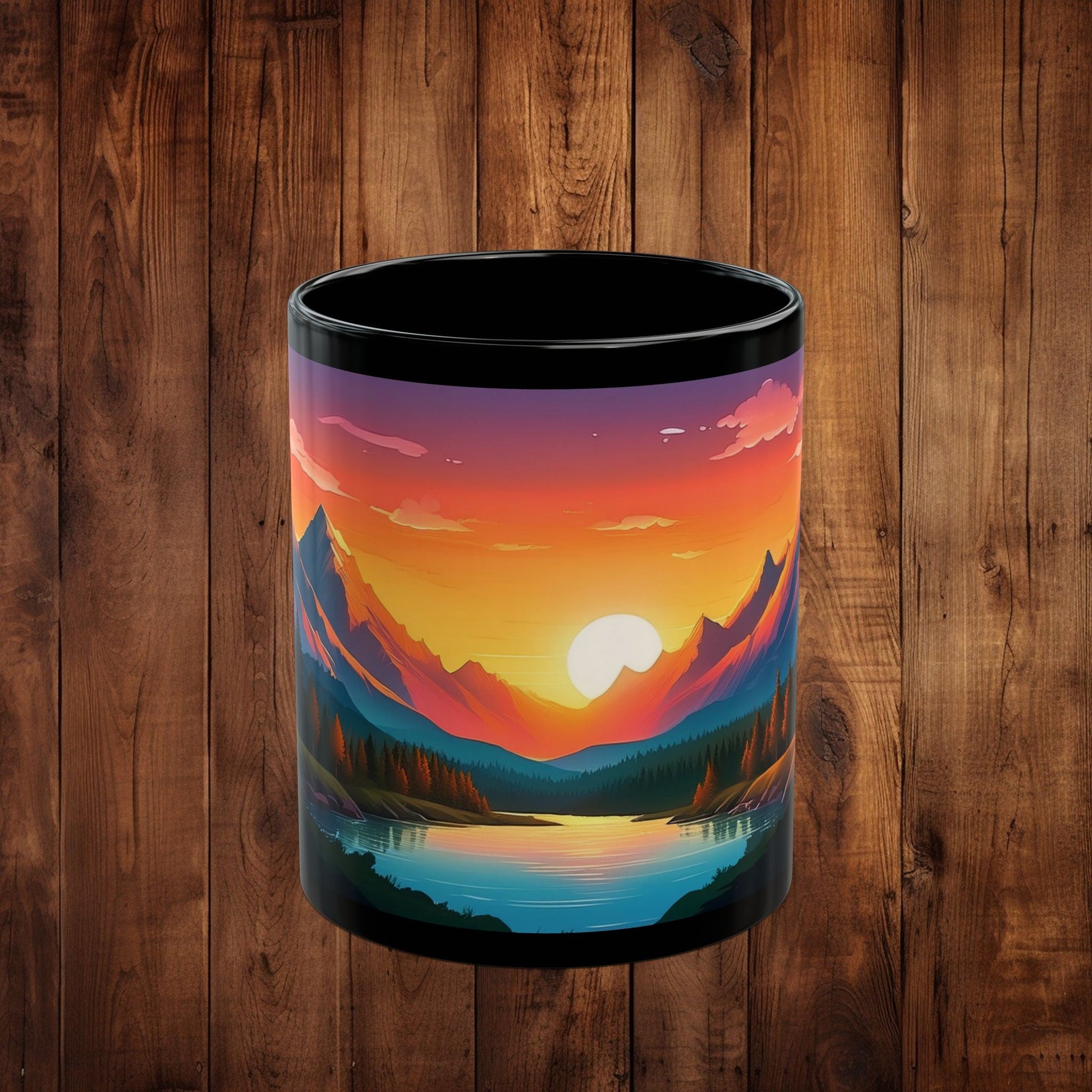 Sunset Serenity Nature Mug - EternalAscension