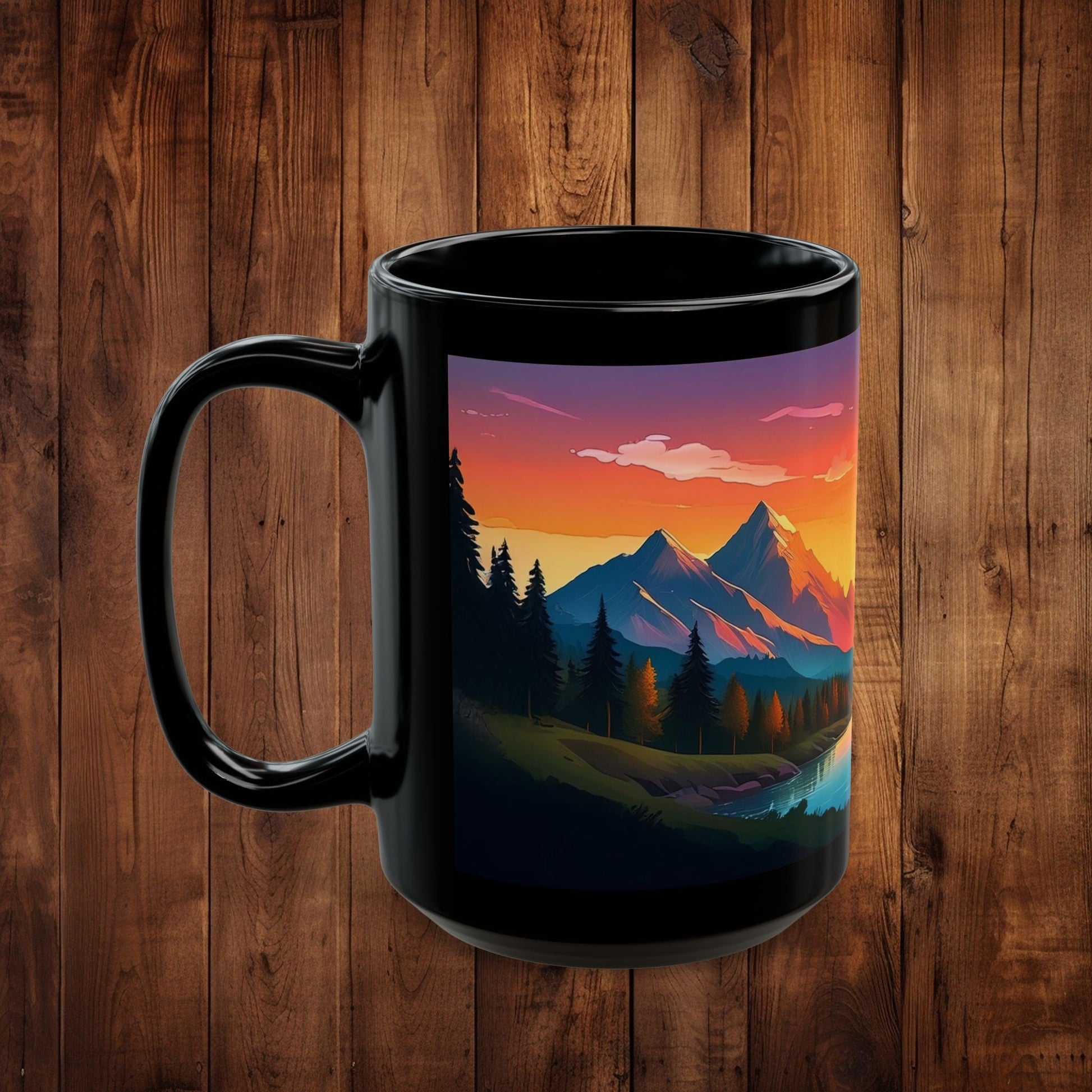 Sunset Serenity Nature Mug - EternalAscension