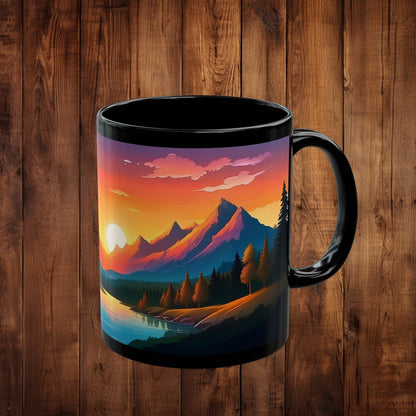 Sunset Serenity Nature Mug - EternalAscension
