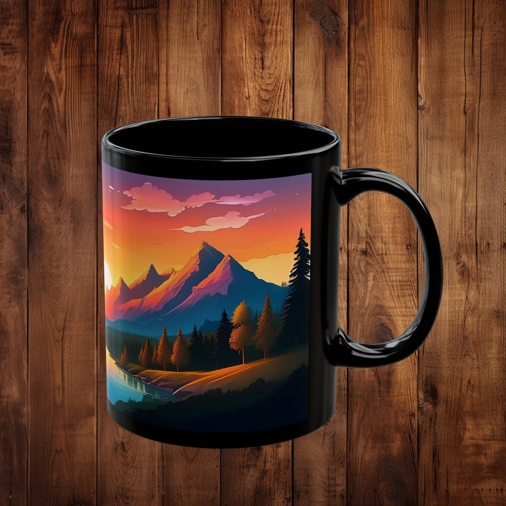 Sunset Serenity Nature Mug - EternalAscension