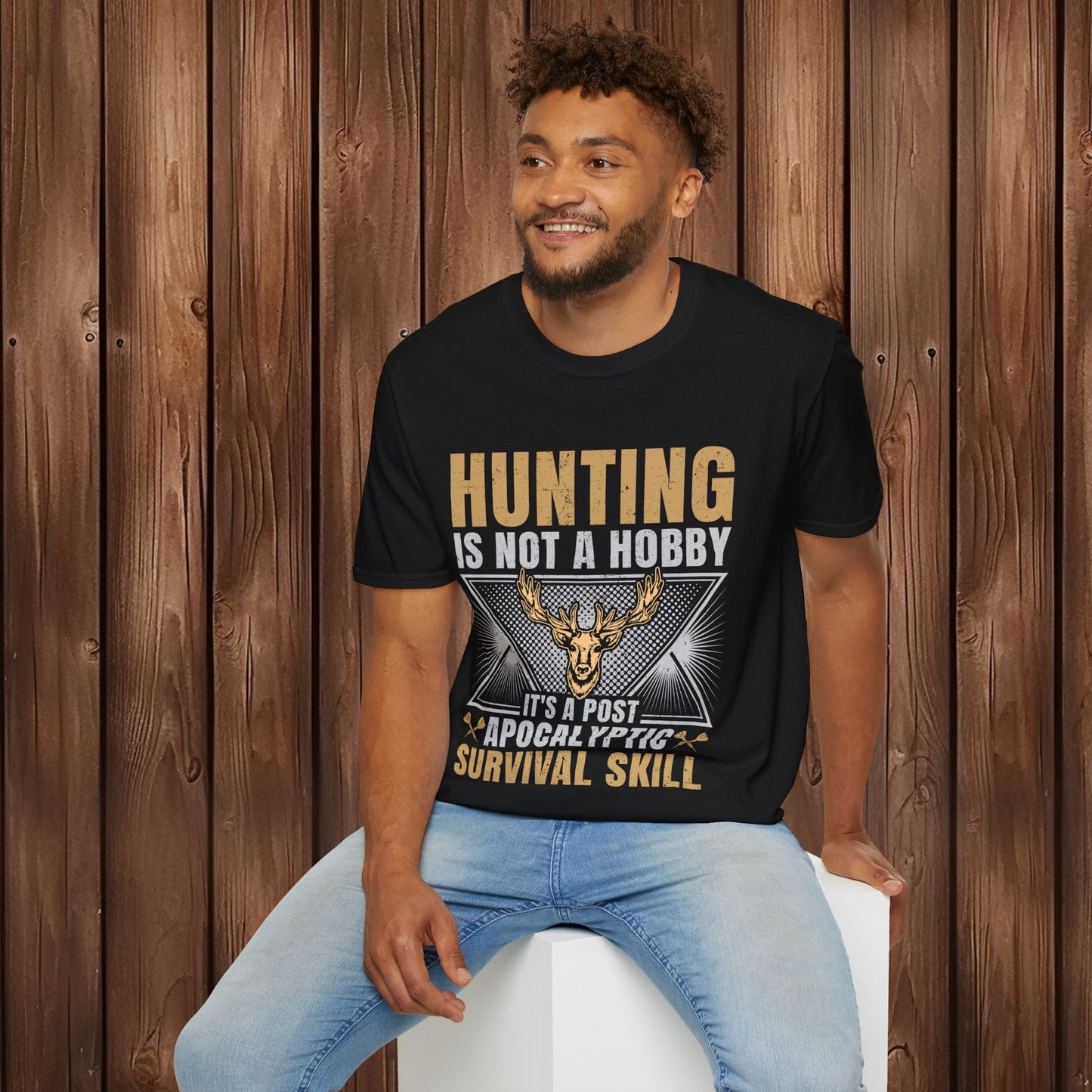 Survivalist Hunter Softstyle T-Shirt - EternalAscension