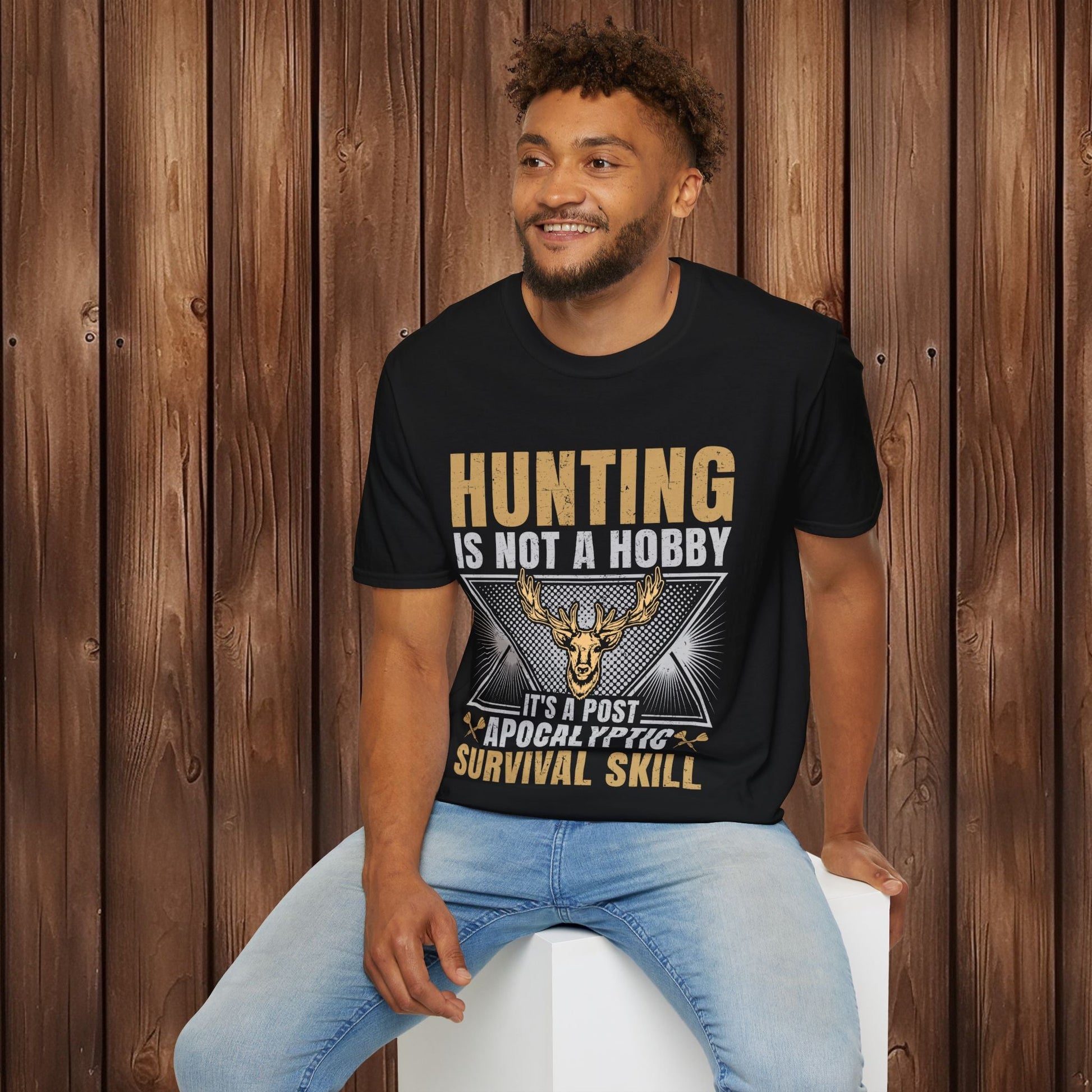Survivalist Hunter Softstyle T-Shirt - EternalAscension