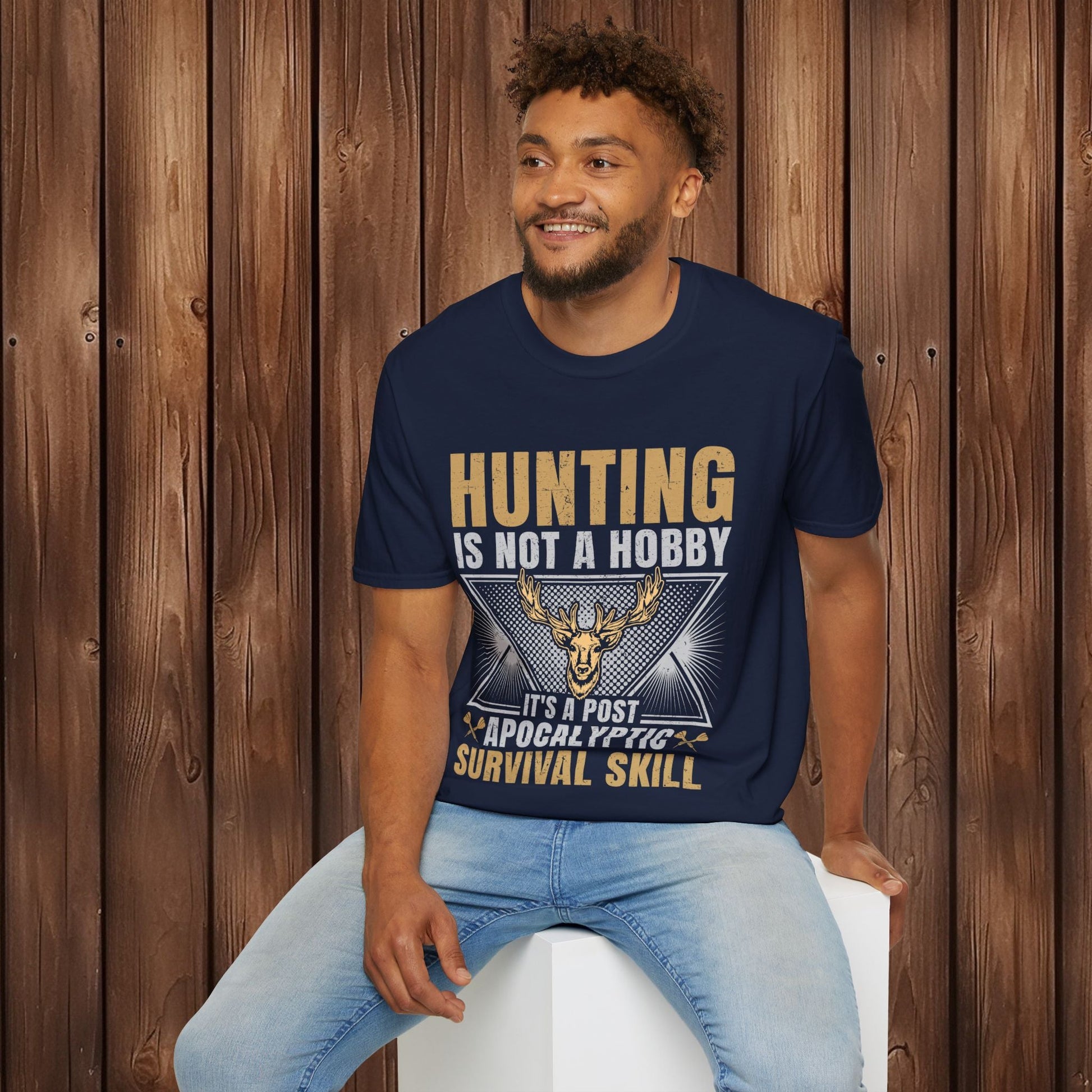 Survivalist Hunter Softstyle T-Shirt - EternalAscension