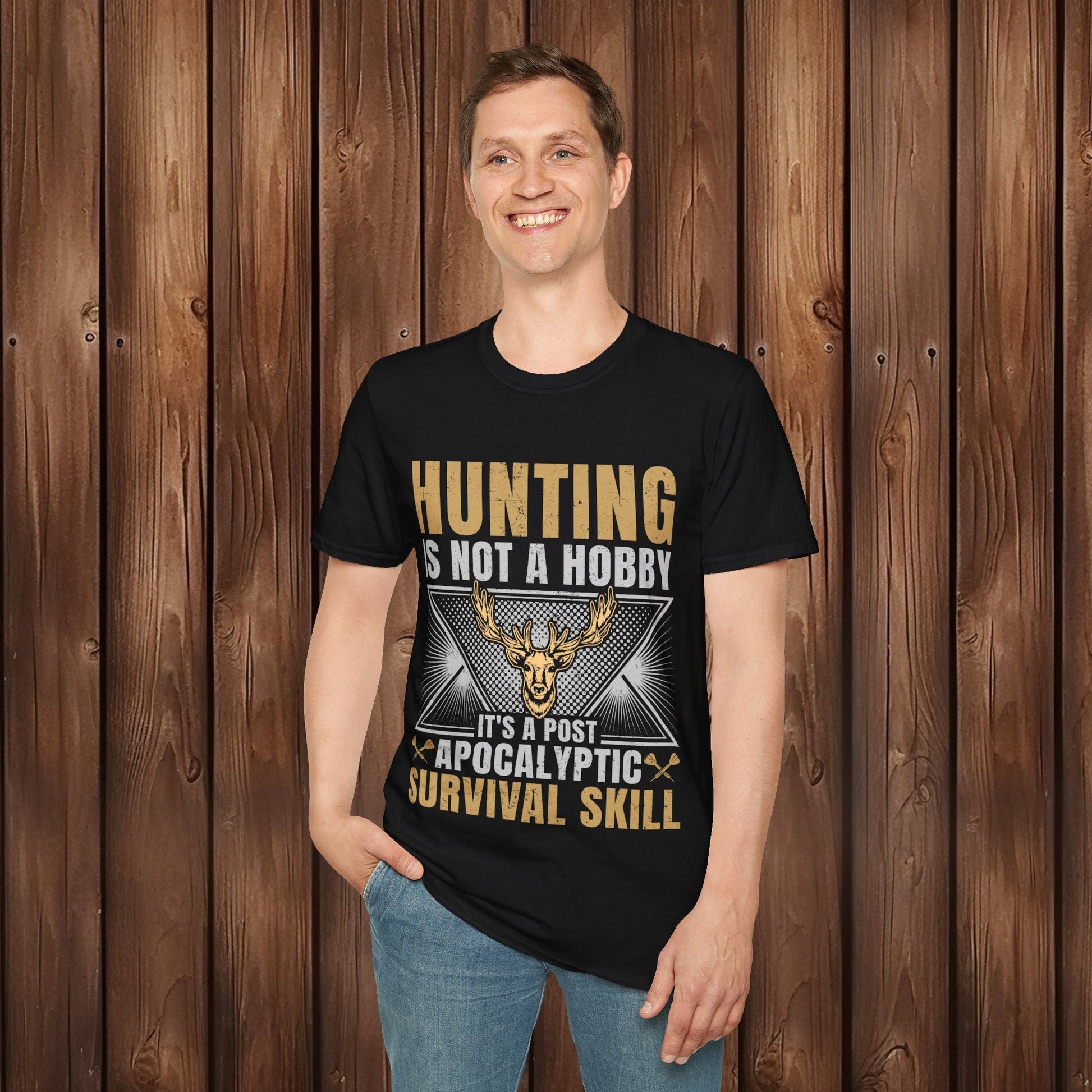 Survivalist Hunter Softstyle T-Shirt - EternalAscension