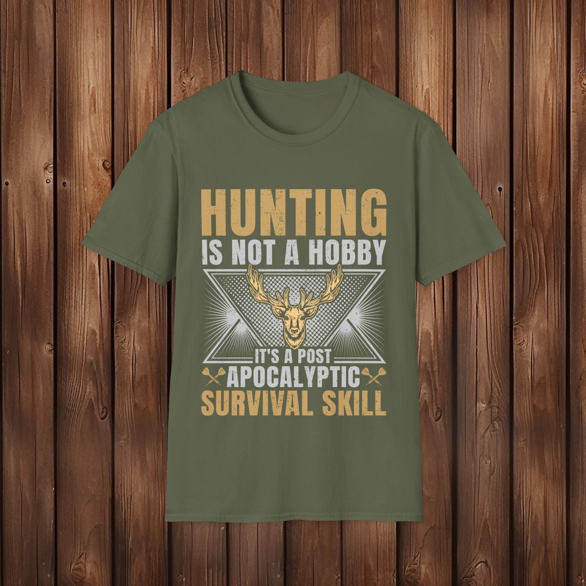 Survivalist Hunter Softstyle T-Shirt - EternalAscension