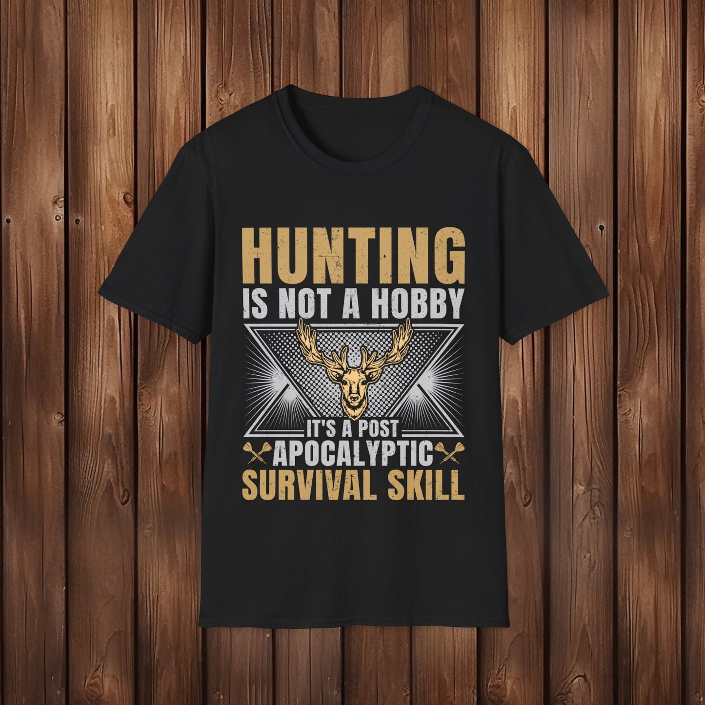 Survivalist Hunter Softstyle T-Shirt - EternalAscension