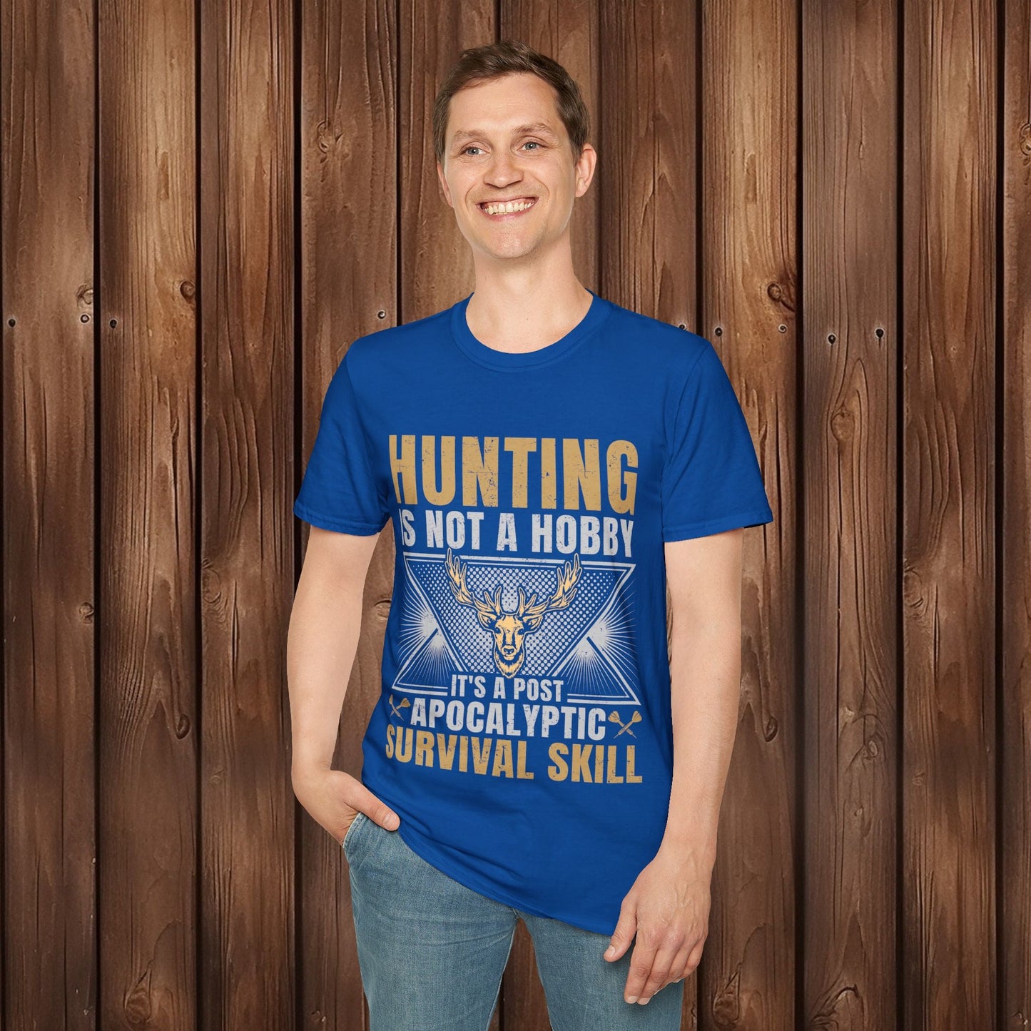 Survivalist Hunter Softstyle T-Shirt - EternalAscension