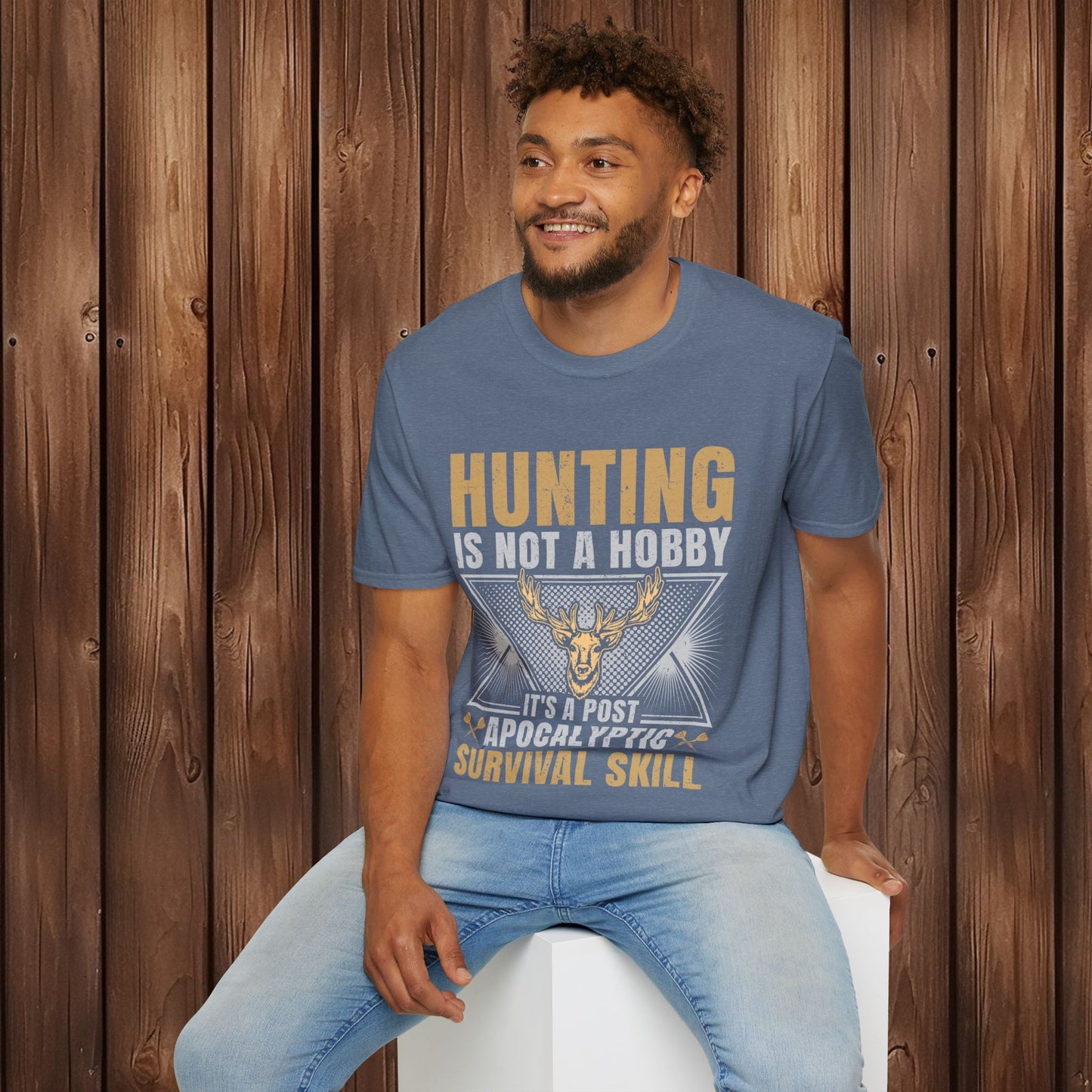 Survivalist Hunter Softstyle T-Shirt - EternalAscension