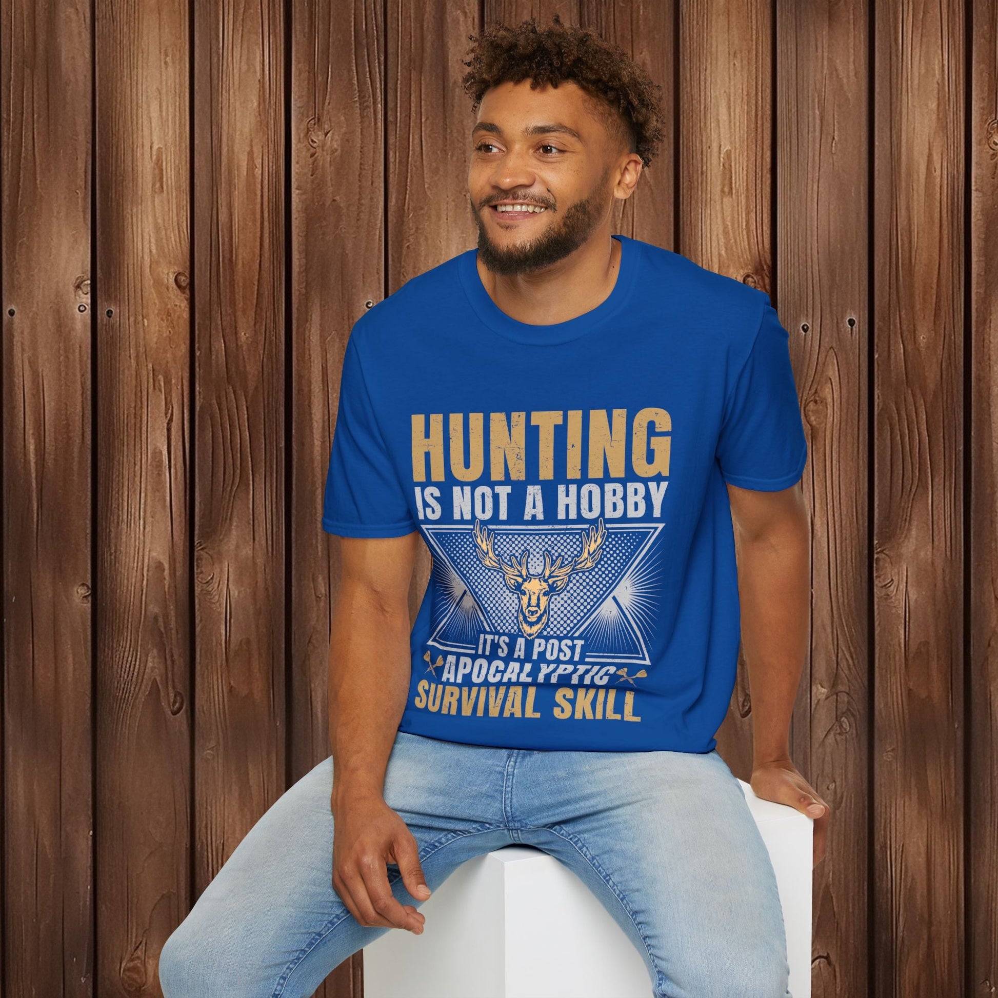 Survivalist Hunter Softstyle T-Shirt - EternalAscension