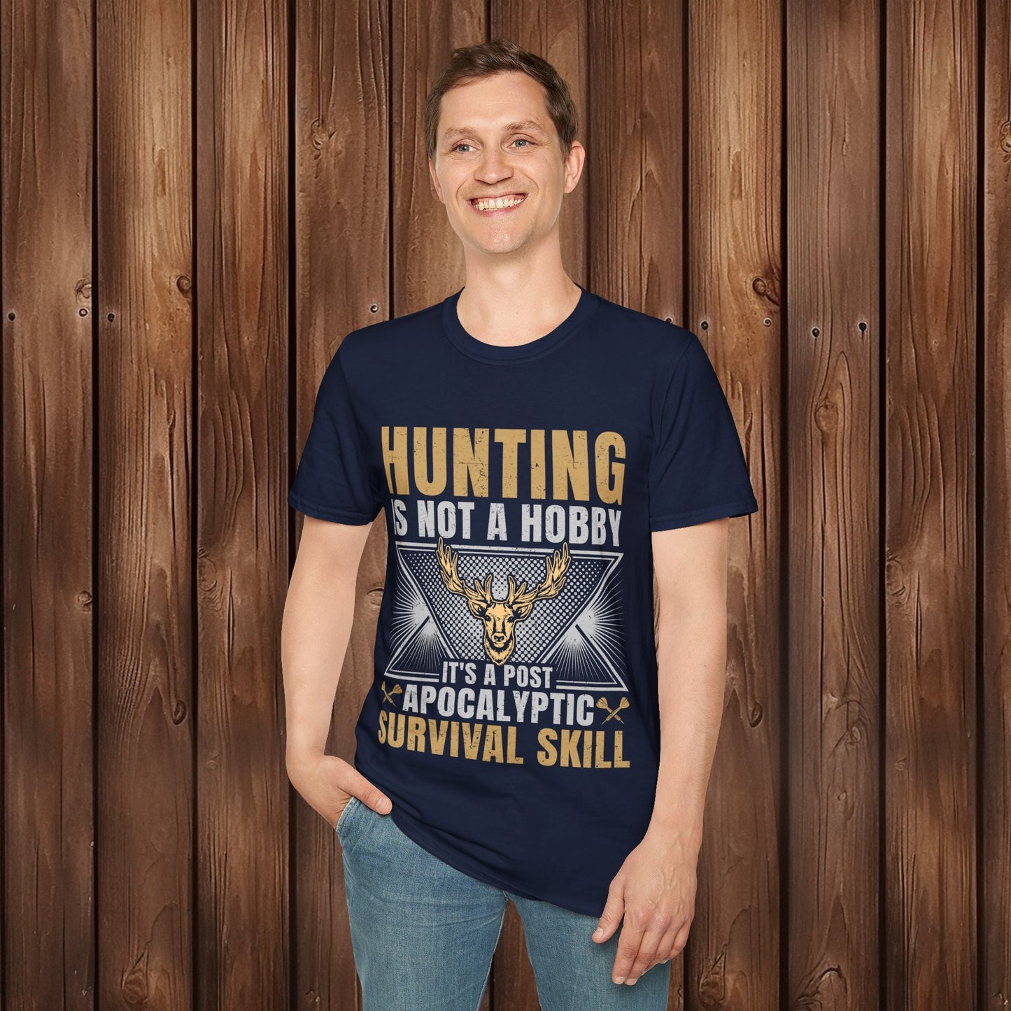Survivalist Hunter Softstyle T-Shirt - EternalAscension