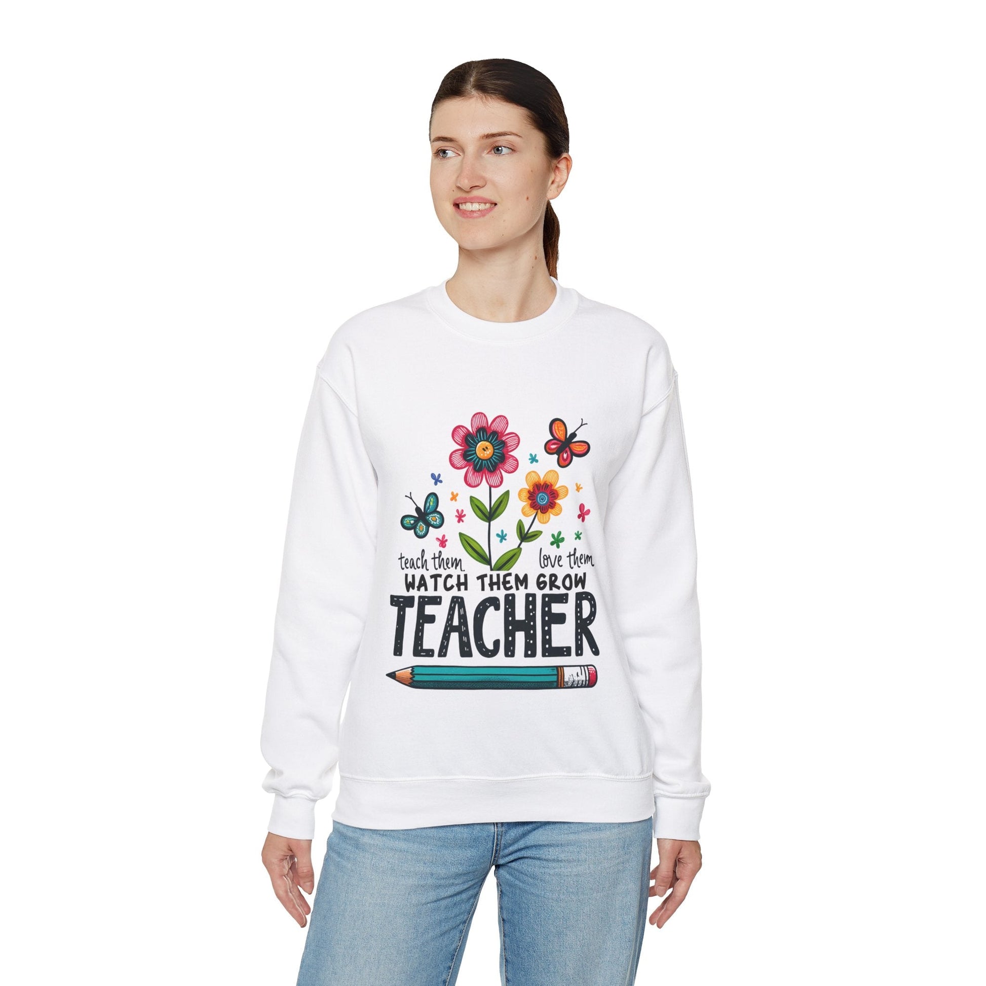 Teacher Unisex Heavy Blend™ Crewneck Sweatshirt - EternalAscension