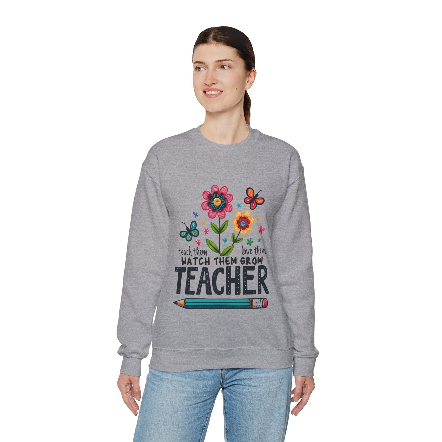 Teacher Unisex Heavy Blend™ Crewneck Sweatshirt - EternalAscension