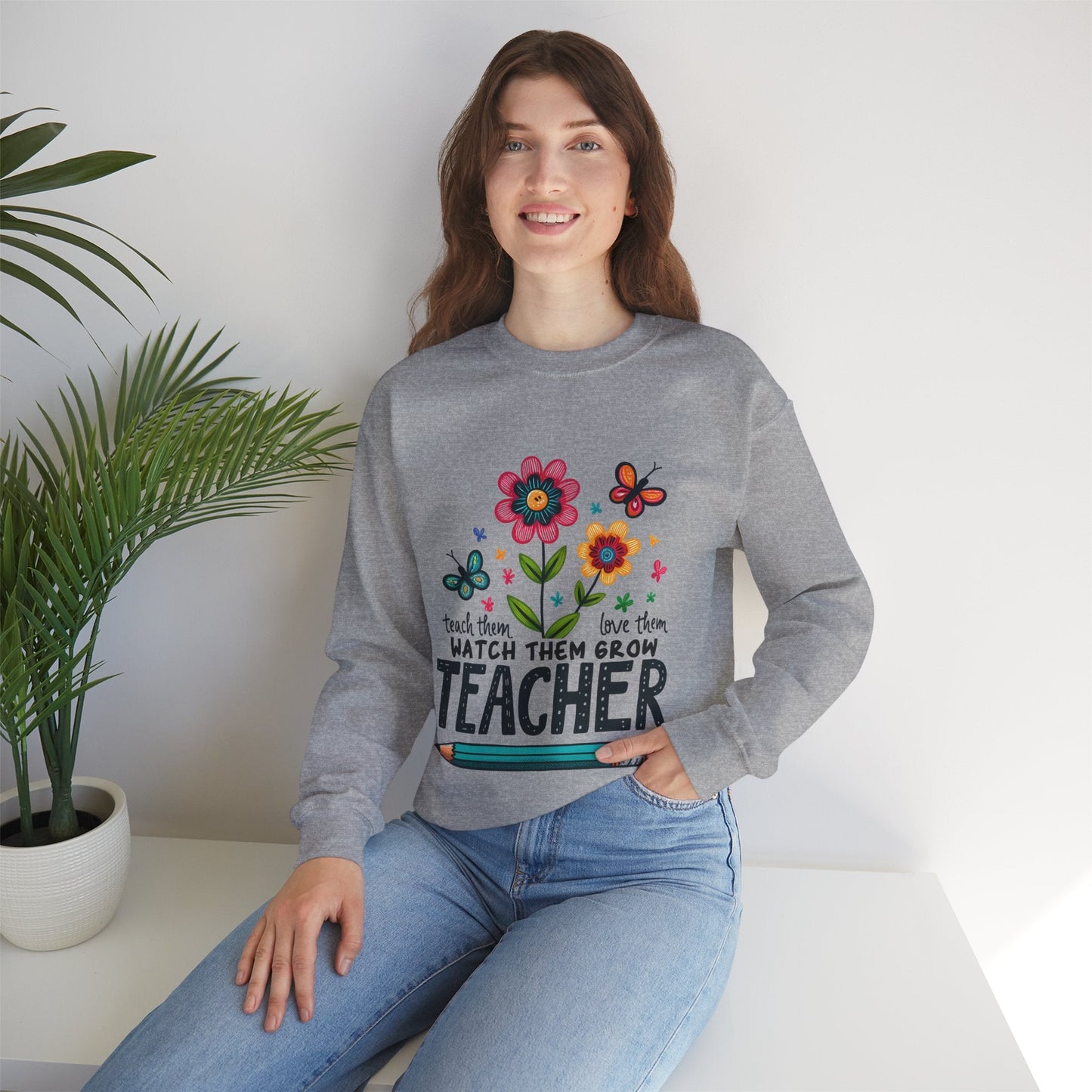 Teacher Unisex Heavy Blend™ Crewneck Sweatshirt - EternalAscension