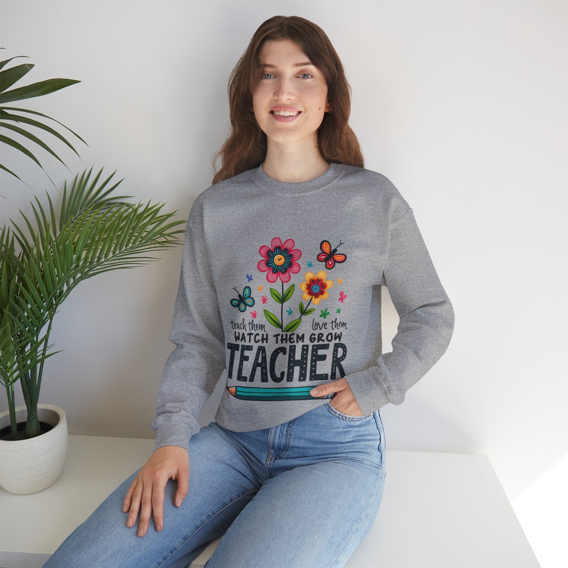 Teacher Unisex Heavy Blend™ Crewneck Sweatshirt - EternalAscension
