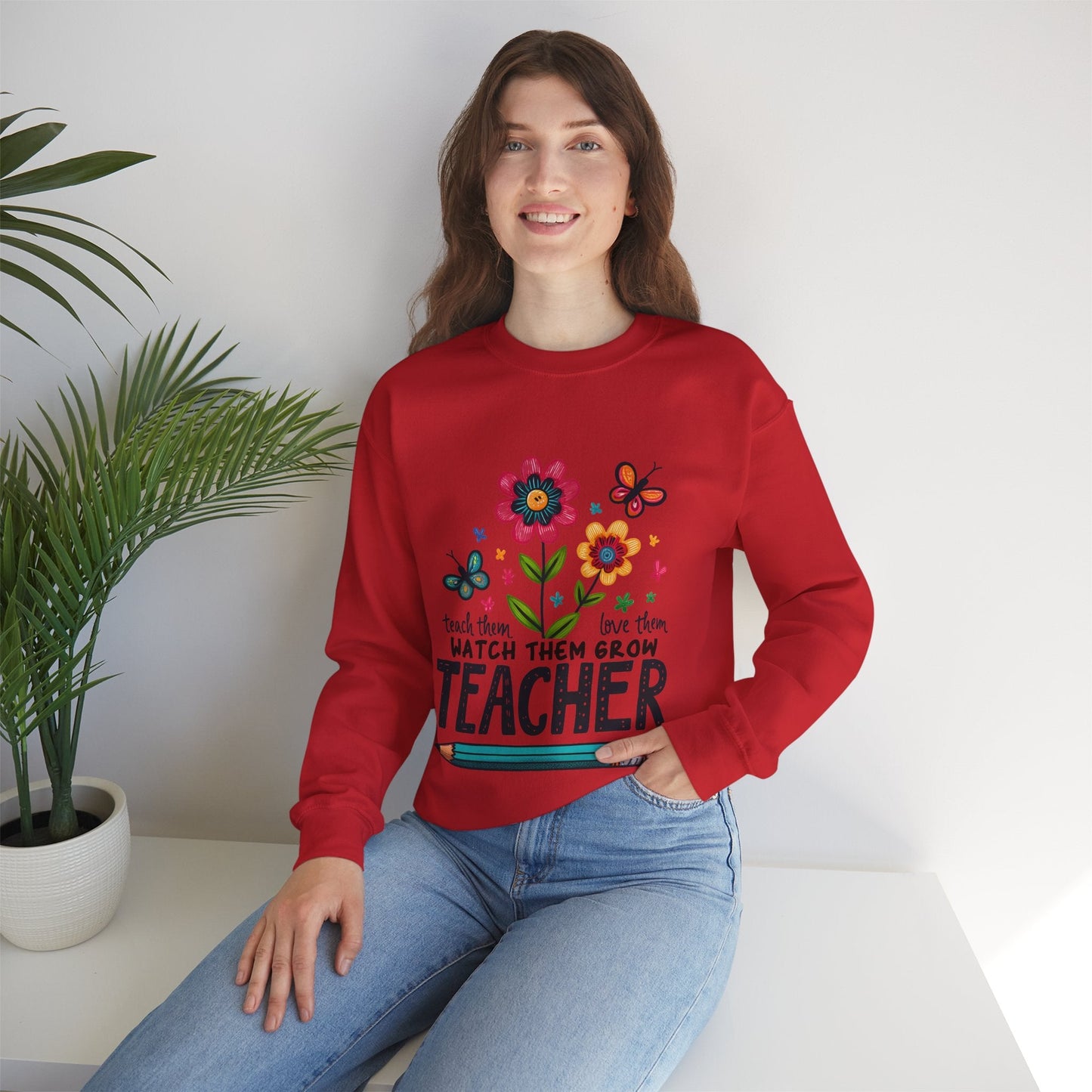 Teacher Unisex Heavy Blend™ Crewneck Sweatshirt - EternalAscension