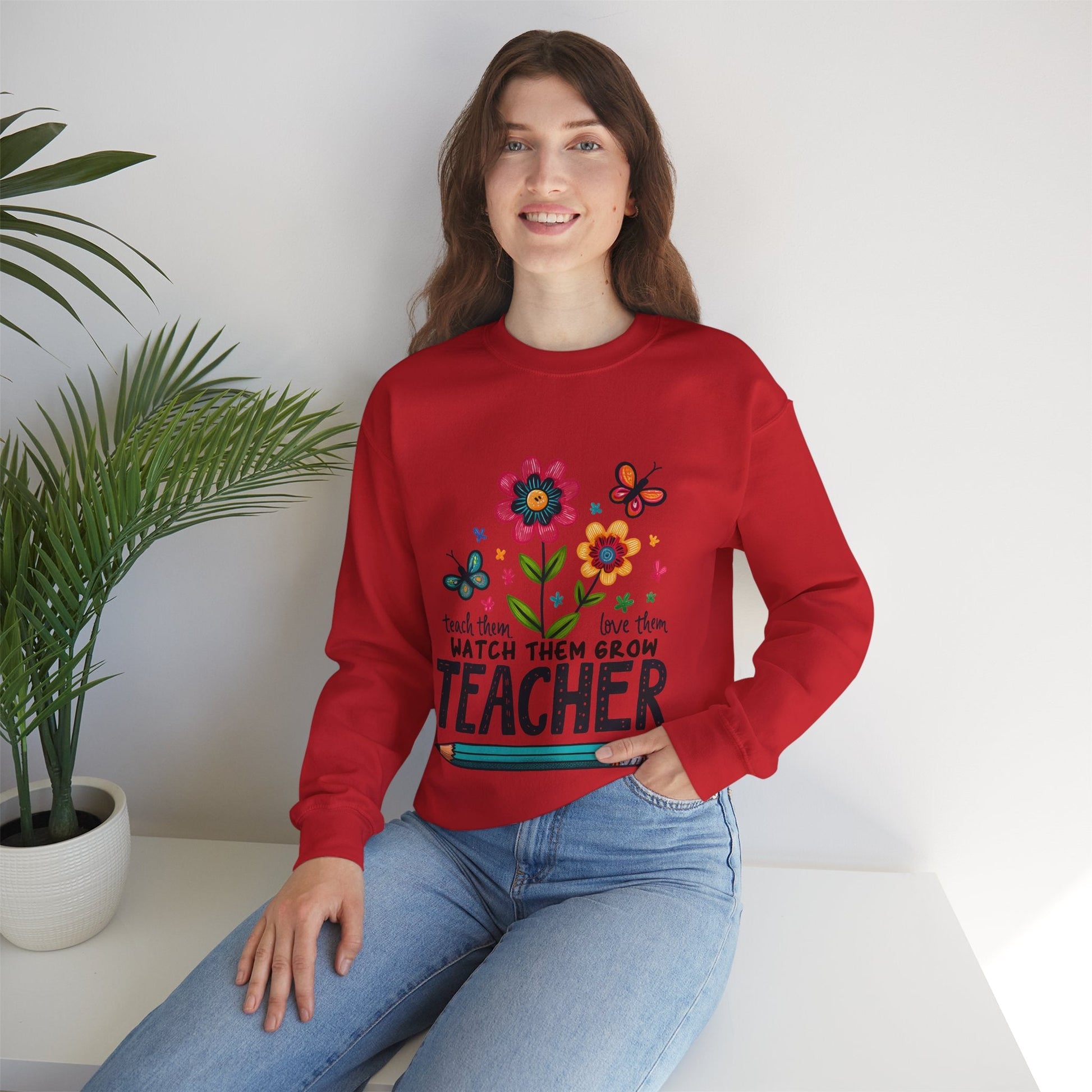 Teacher Unisex Heavy Blend™ Crewneck Sweatshirt - EternalAscension