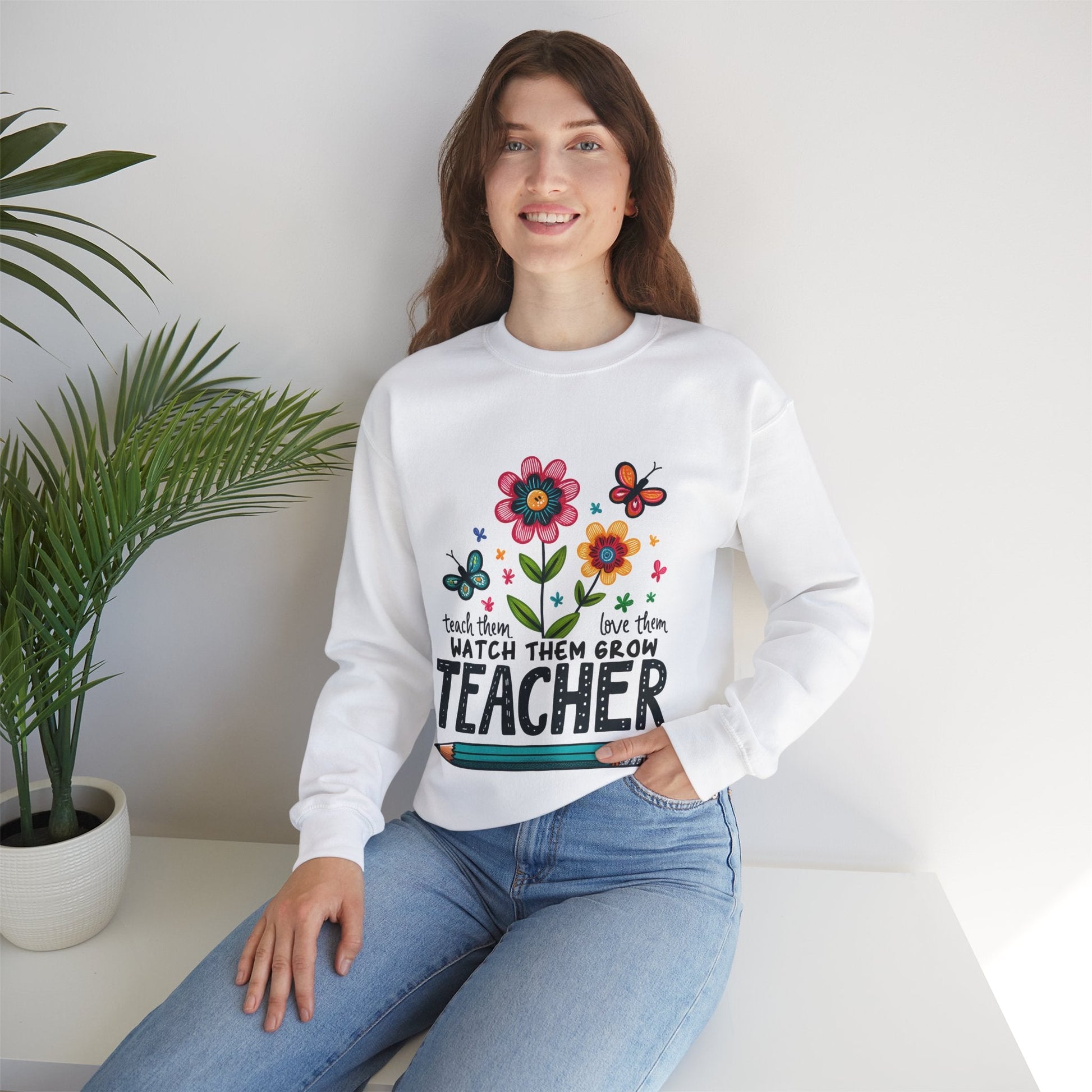 Teacher Unisex Heavy Blend™ Crewneck Sweatshirt - EternalAscension