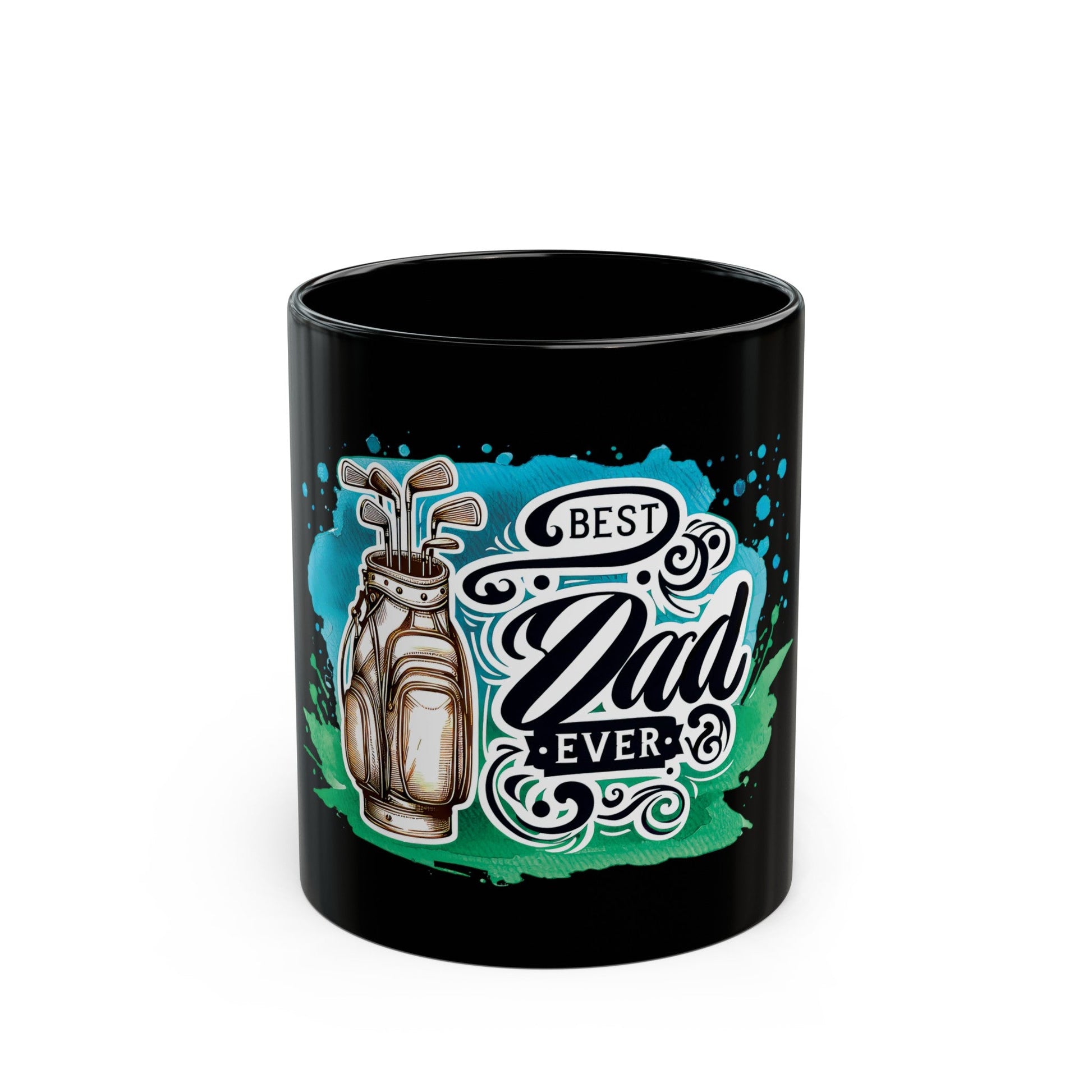 The Golf Dad, Best Dad Ever Black Mug (11oz, 15oz) - EternalAscension