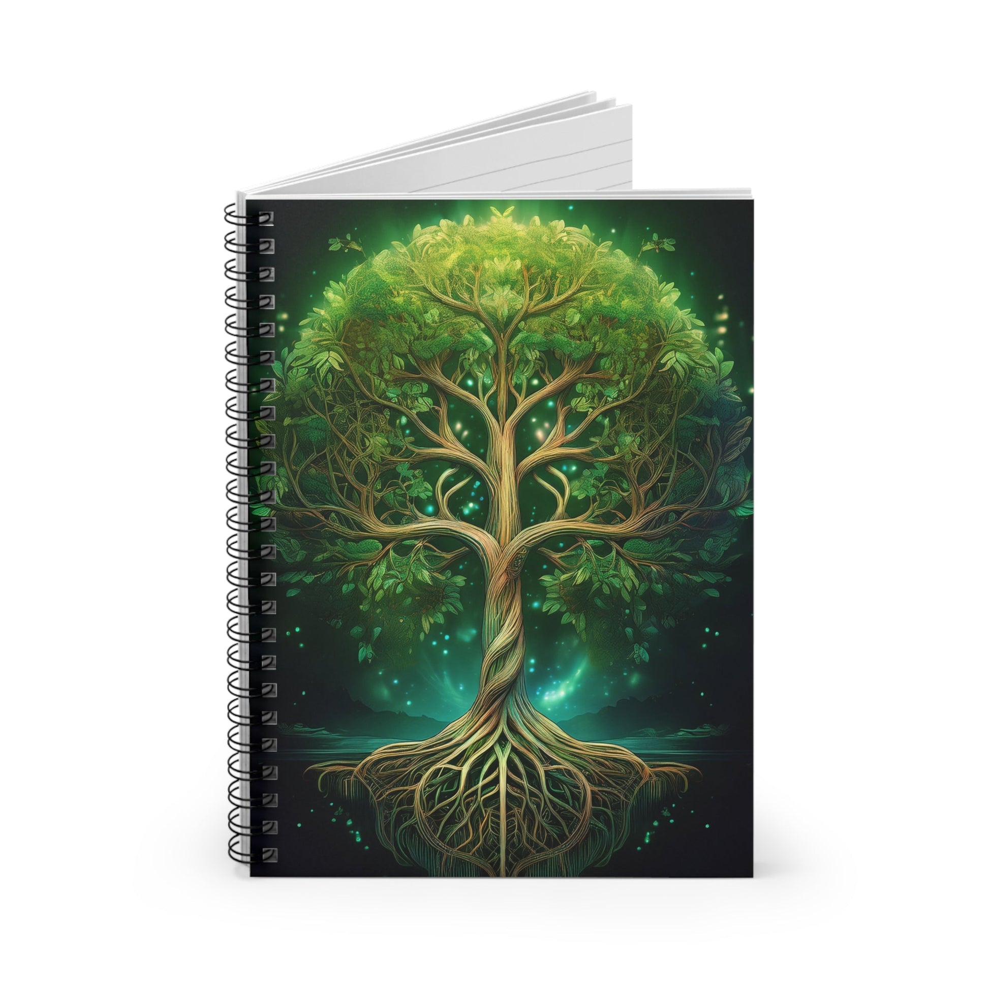 The Luminous Life Tree Spiral Notebook - Ruled Line - EternalAscension