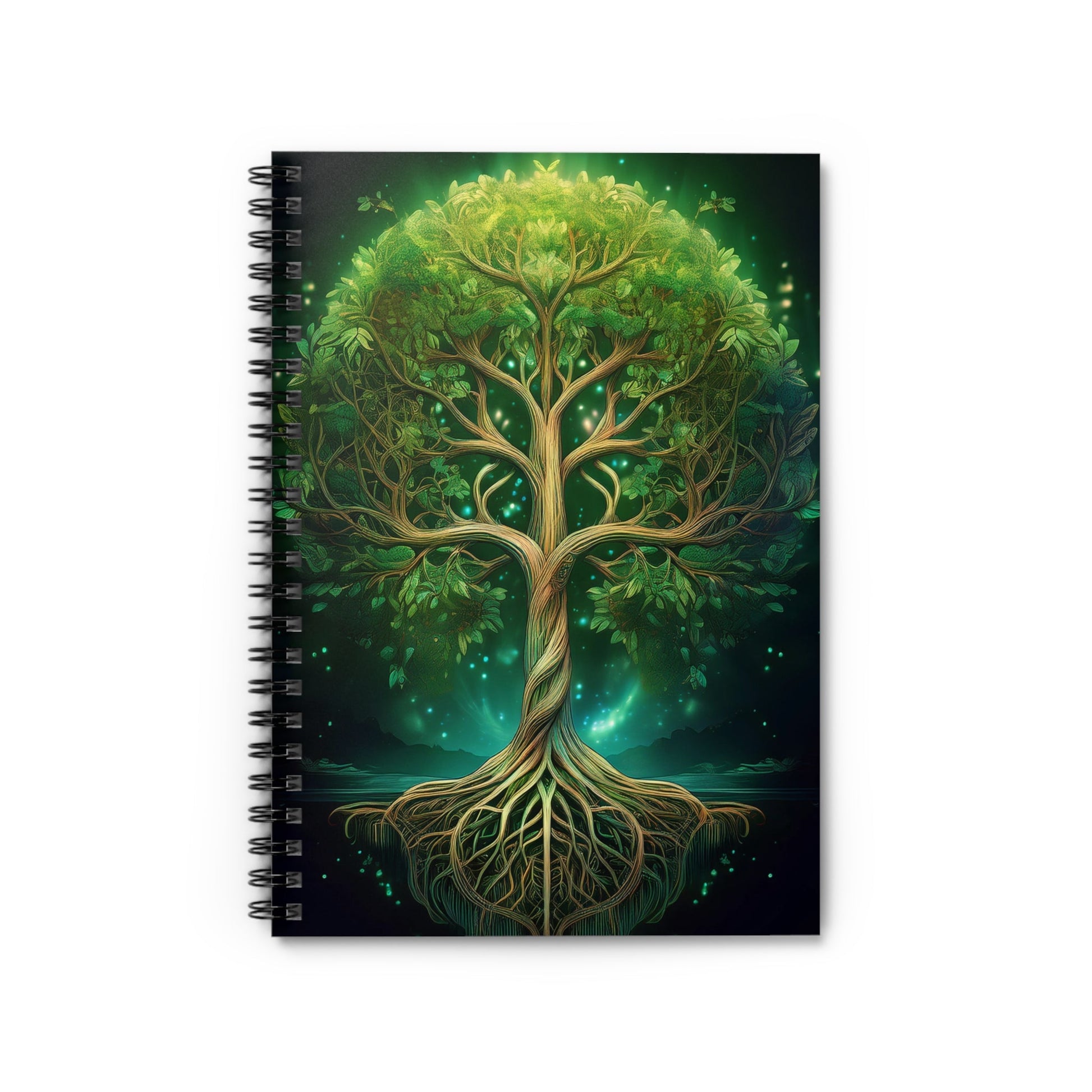 The Luminous Life Tree Spiral Notebook - Ruled Line - EternalAscension
