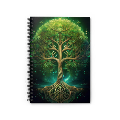 The Luminous Life Tree Spiral Notebook - Ruled Line - EternalAscension