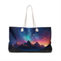 Tote Bag Night Sky Mountain Range - EternalAscension