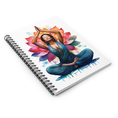 Tranquility and Enlightenment Spiral Notebook - Ruled Line - EternalAscension