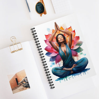 Tranquility and Enlightenment Spiral Notebook - Ruled Line - EternalAscension