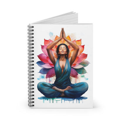 Tranquility and Enlightenment Spiral Notebook - Ruled Line - EternalAscension