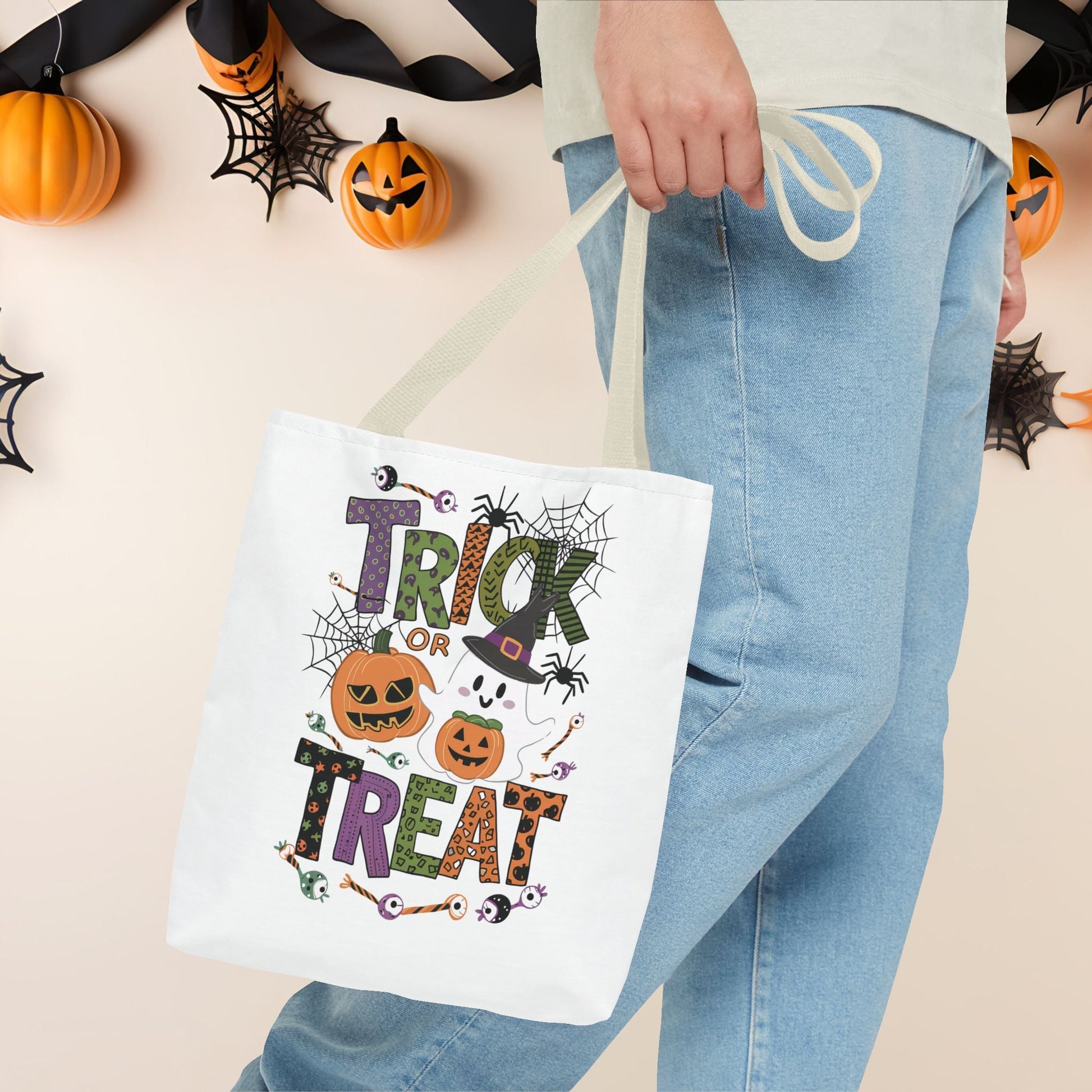 🎃🕸️Trick or Treat Tote Bag (AOP)🎃🕸️ - EternalAscension
