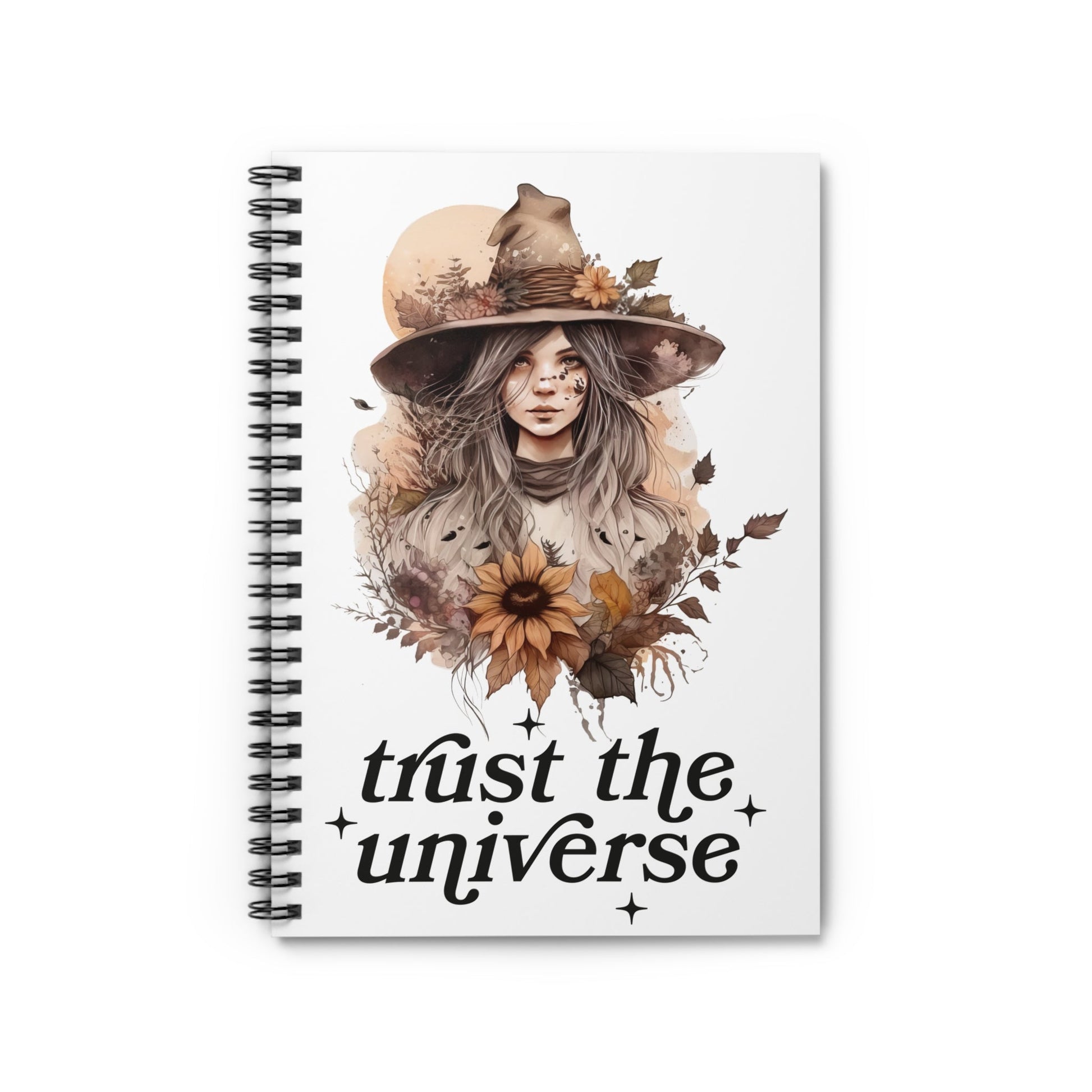Trust the Universe! Spiral Notebook - Ruled Line - EternalAscension